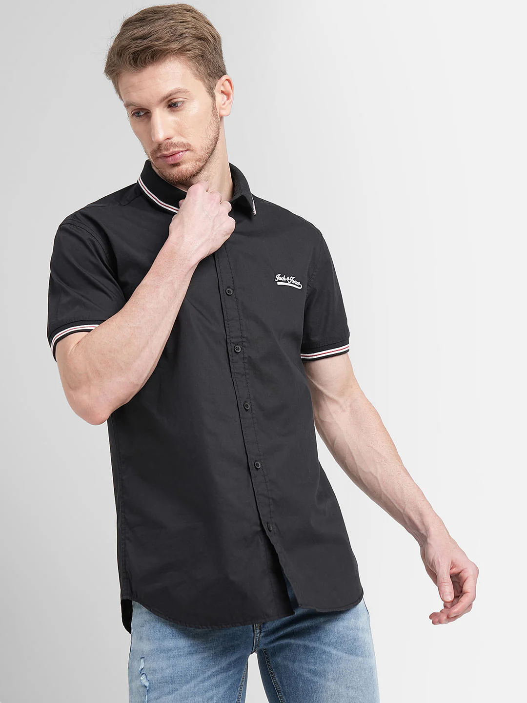 Black Short Sleeves Shirt - Image 2