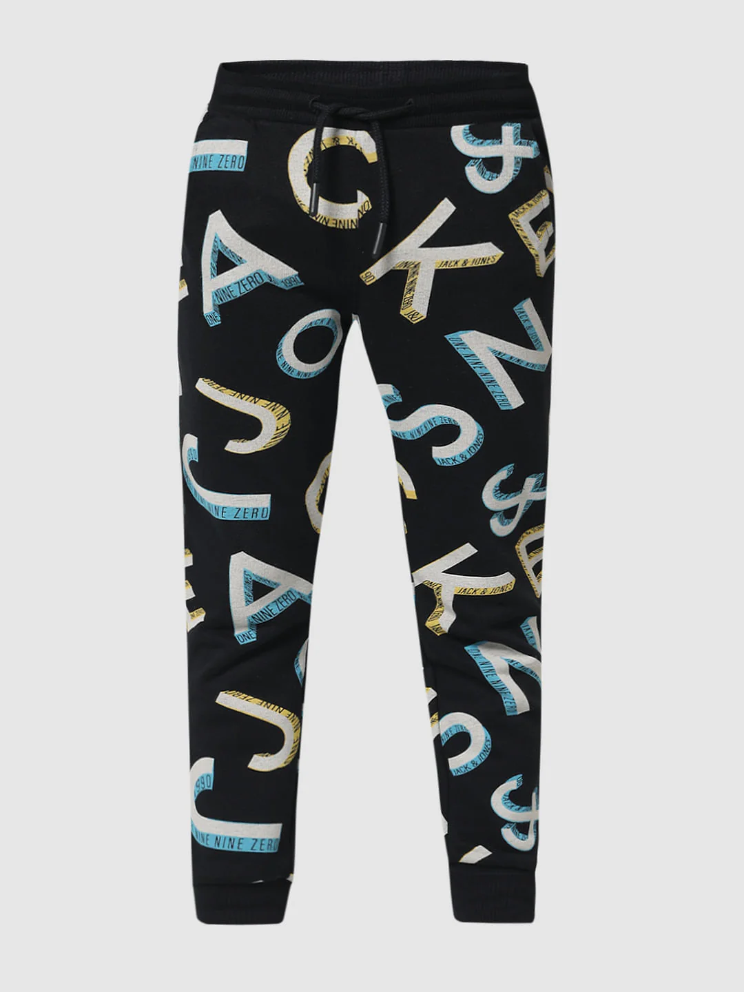 Black Mid Rise Logo Print Sweatpants - Image 5