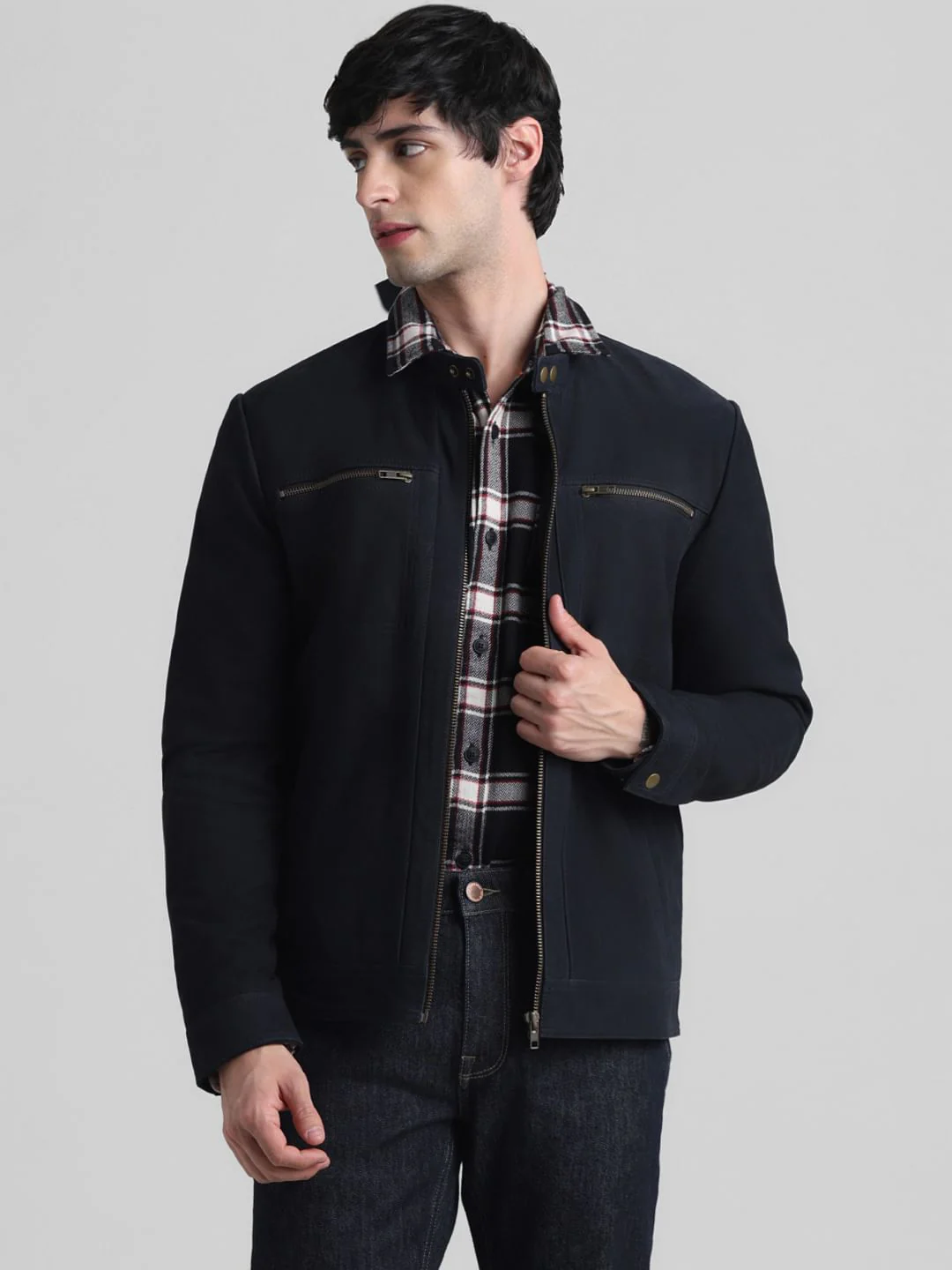 Black Leather Jacket - Image 2