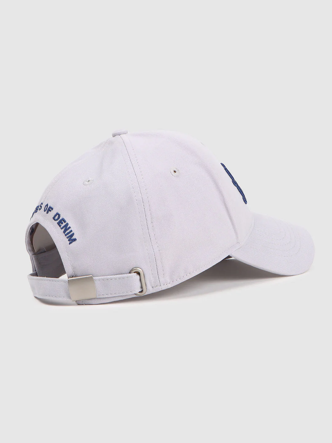Grey Logo Print Baseball Cap - Image 4