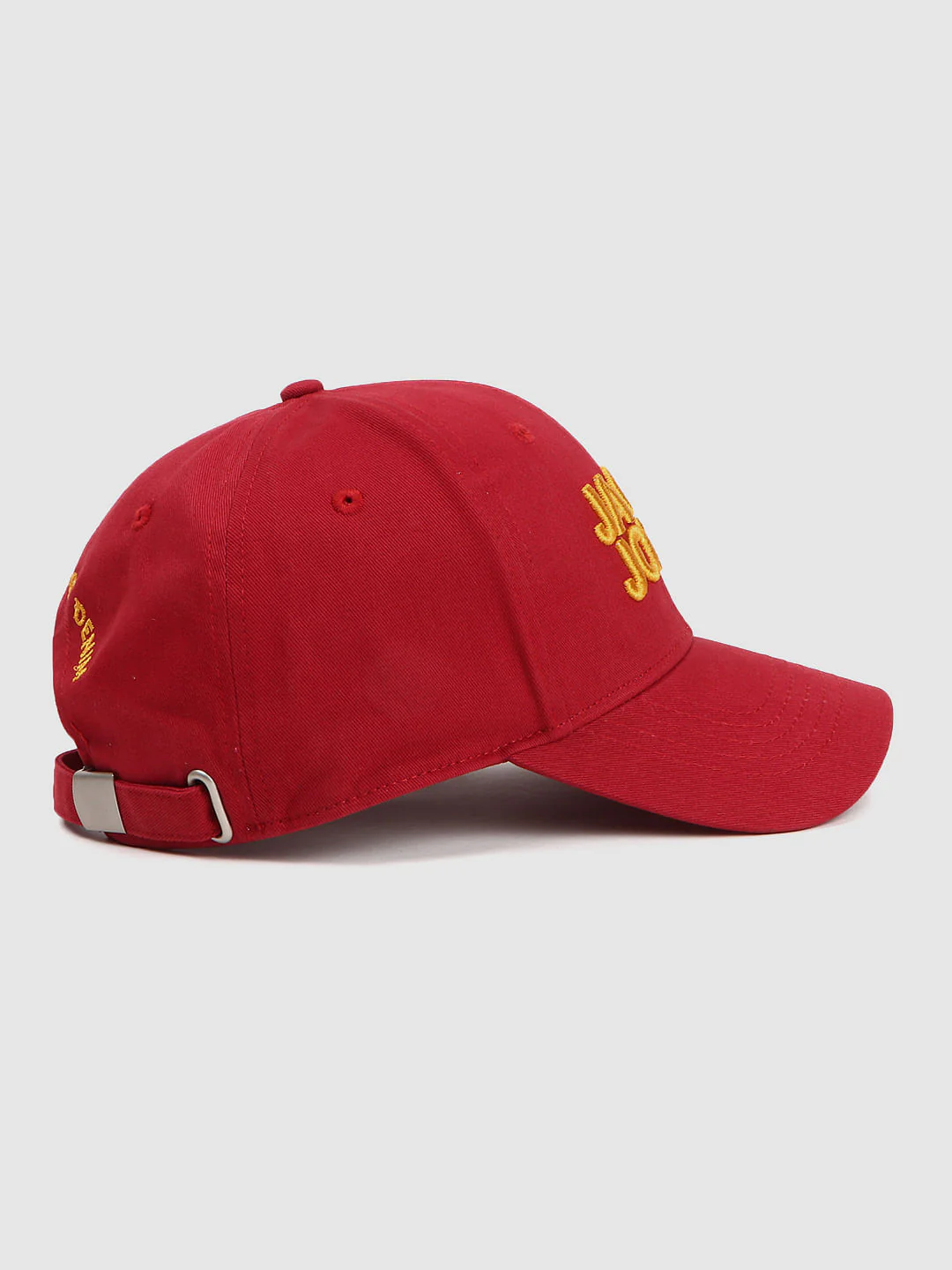 Red Logo Print Baseball Cap - Image 3