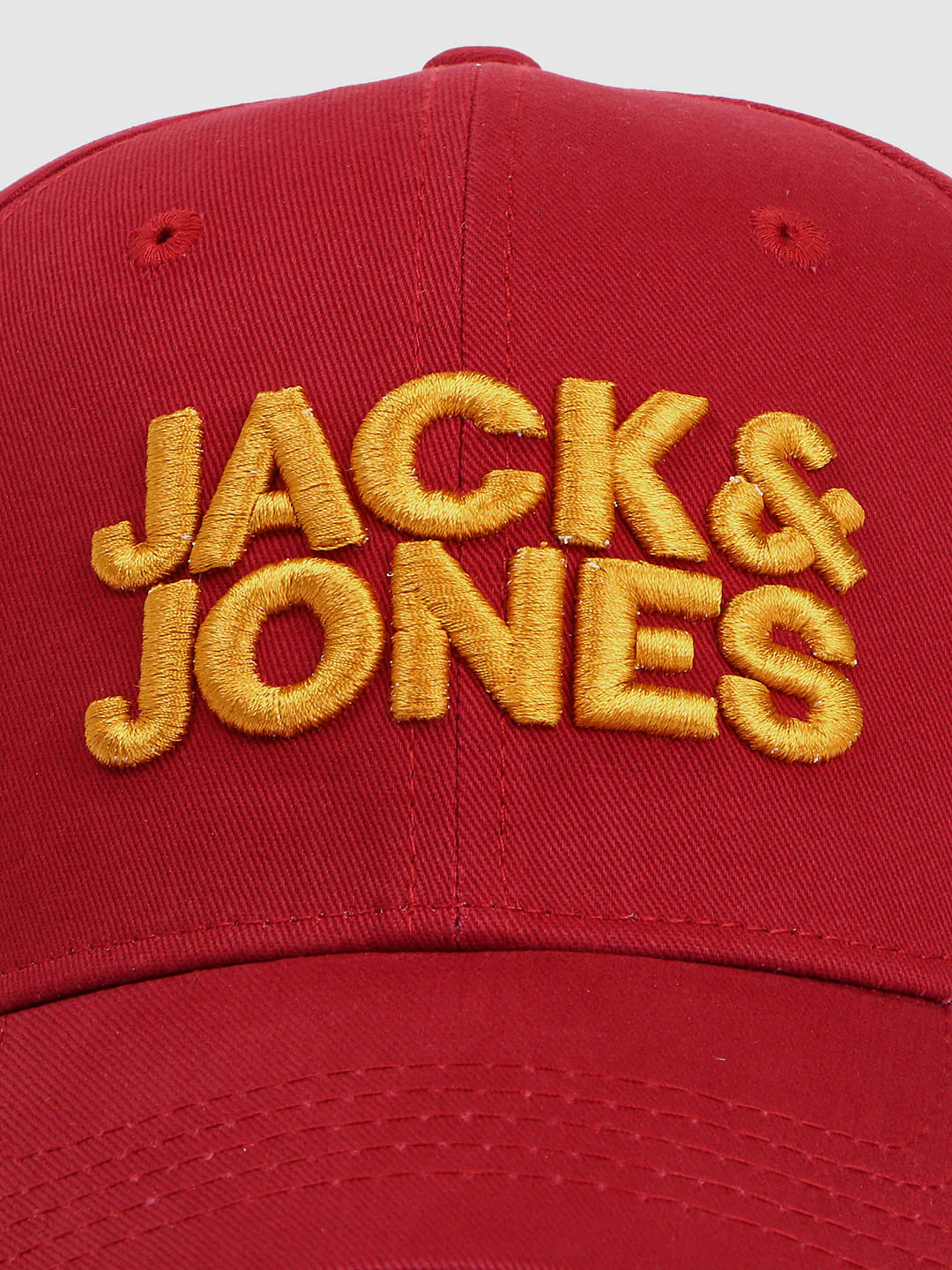 Red Logo Print Baseball Cap - Image 5