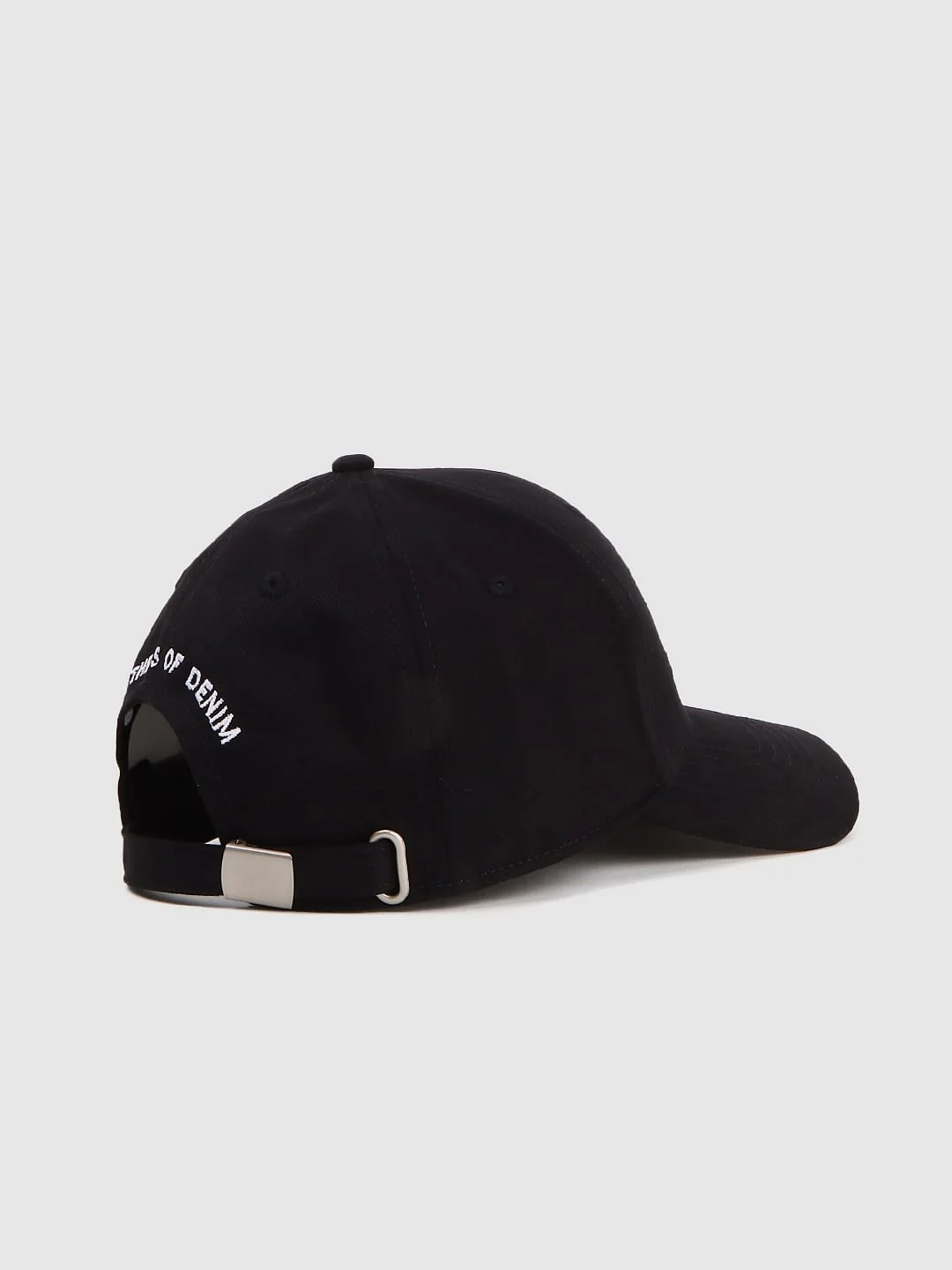 Black Logo Print Baseball Cap - Image 4
