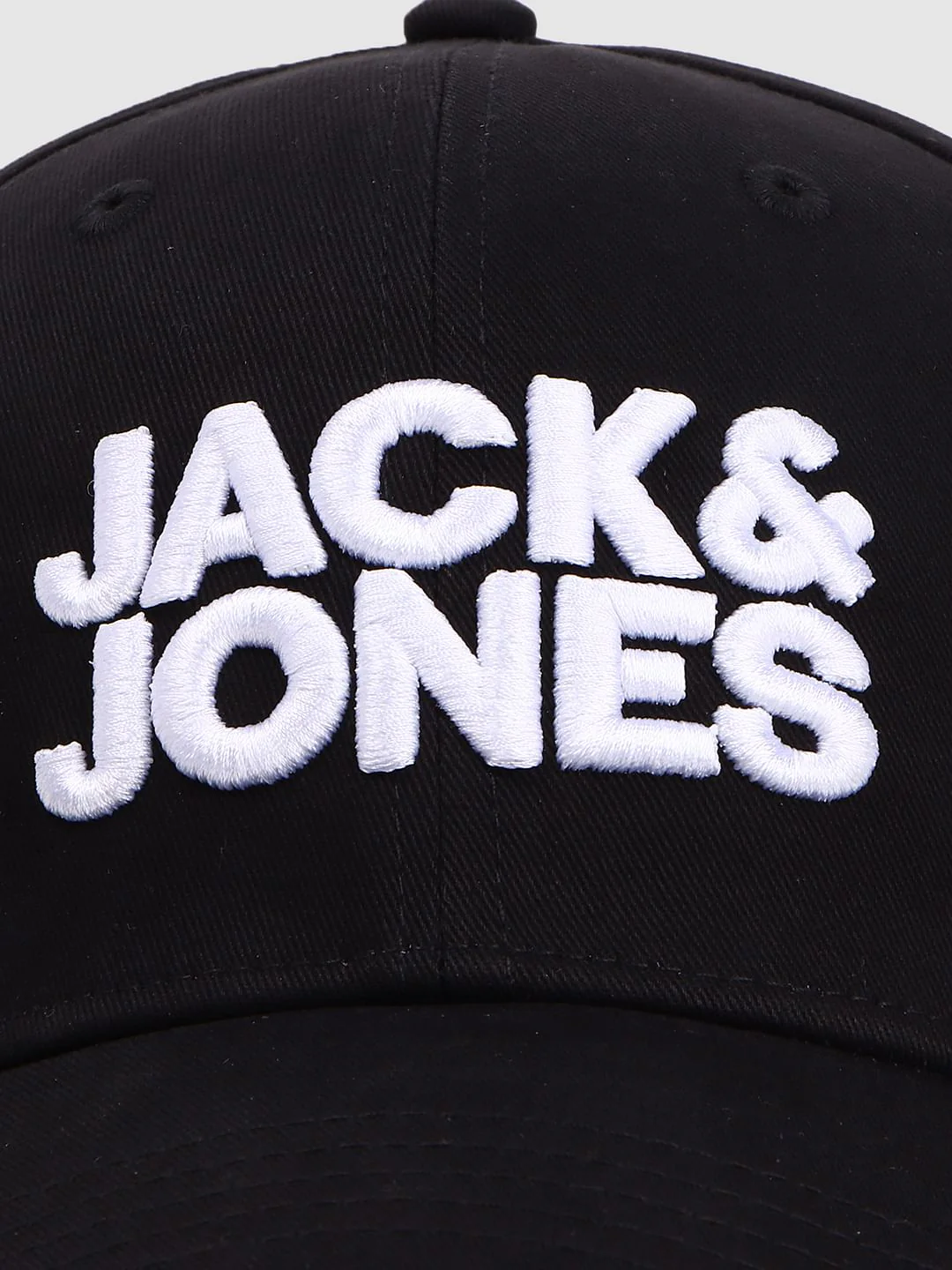 Black Logo Print Baseball Cap - Image 5