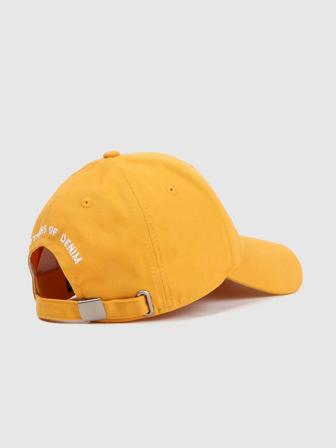 Yellow Logo Print Baseball Cap - Image 4