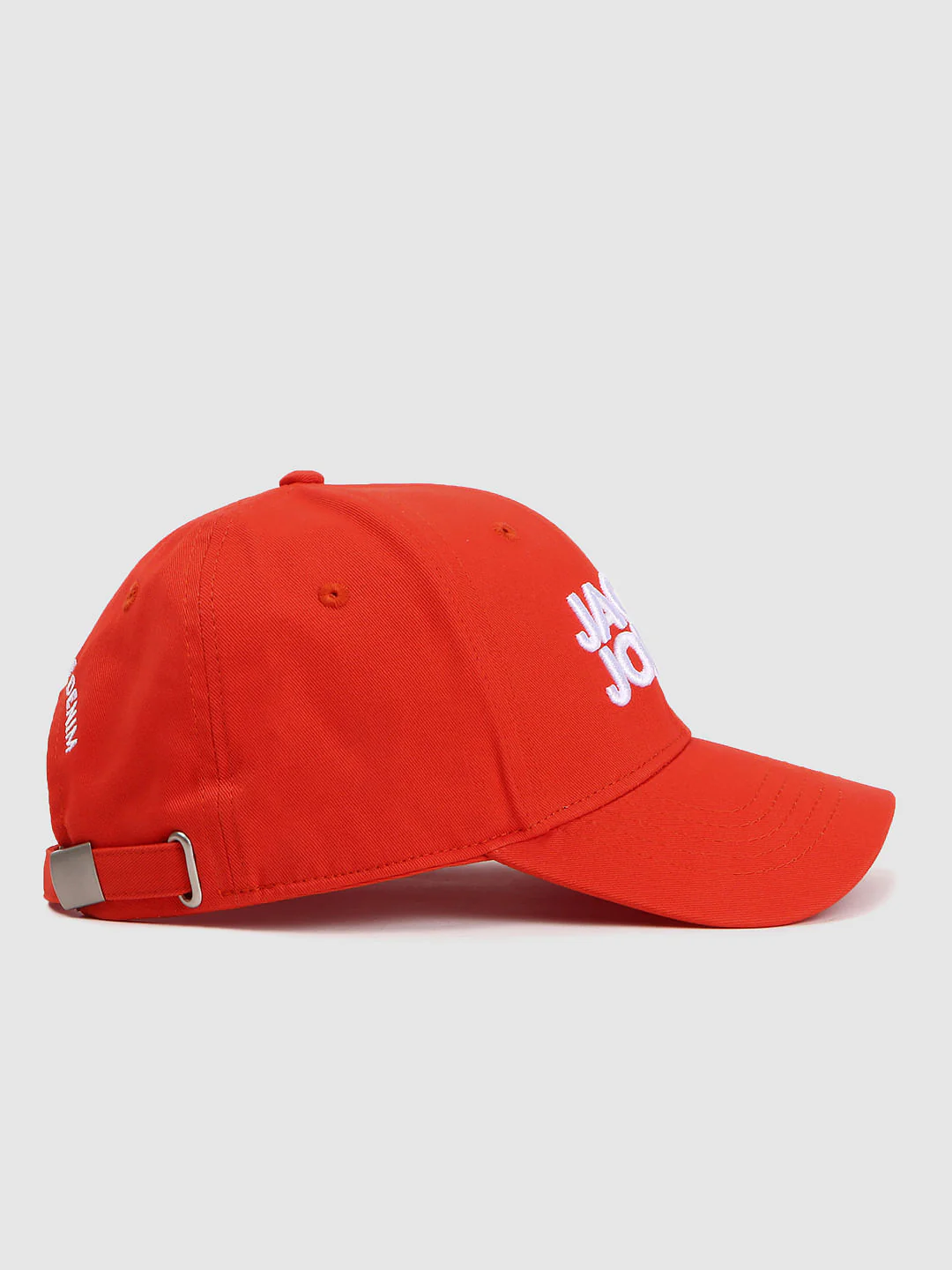 Orange Logo Print Baseball Cap - Image 3