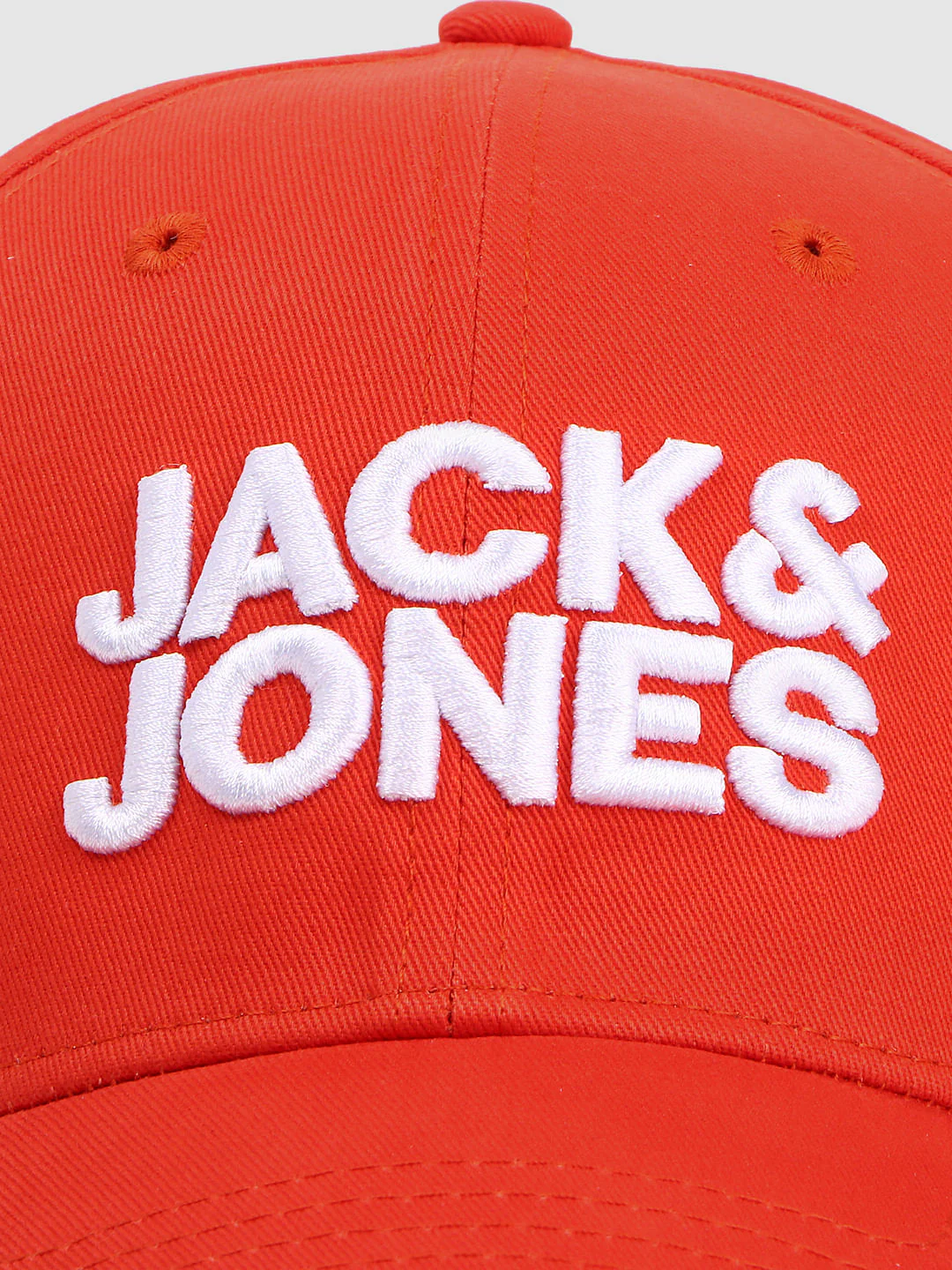 Orange Logo Print Baseball Cap - Image 5