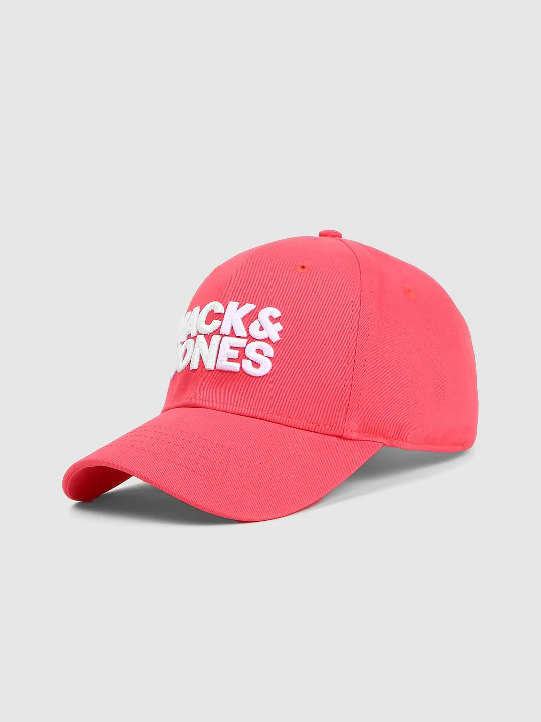 Coral Logo Print Baseball Cap - Image 2