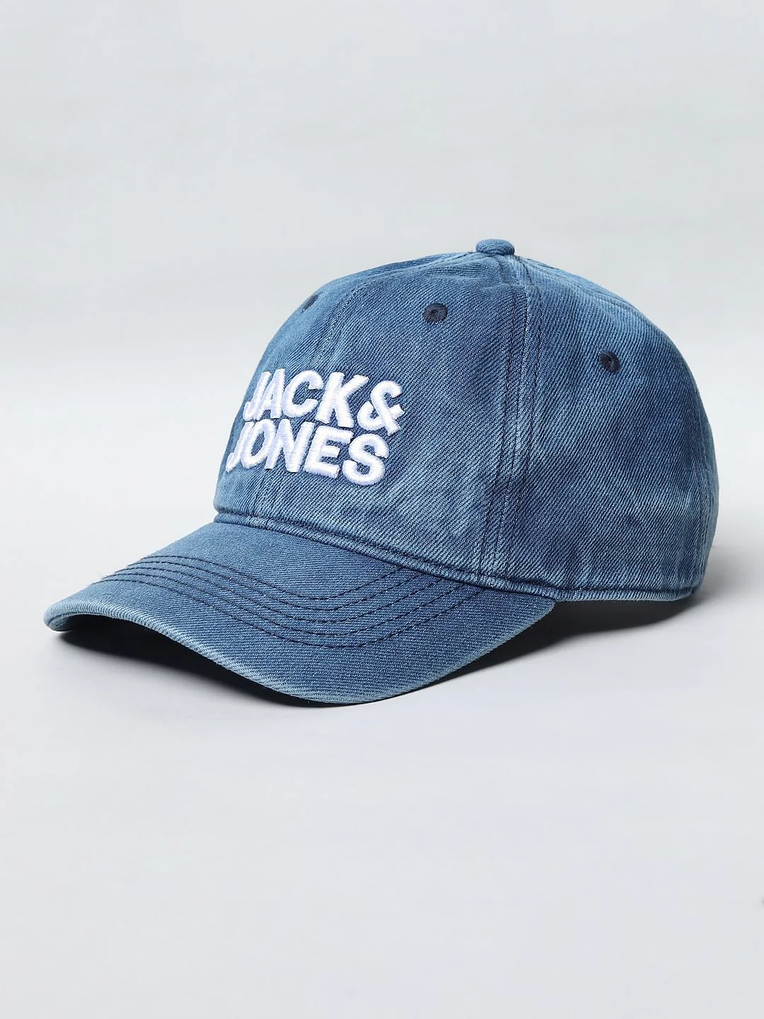 Blue Denim Baseball Cap - Image 5