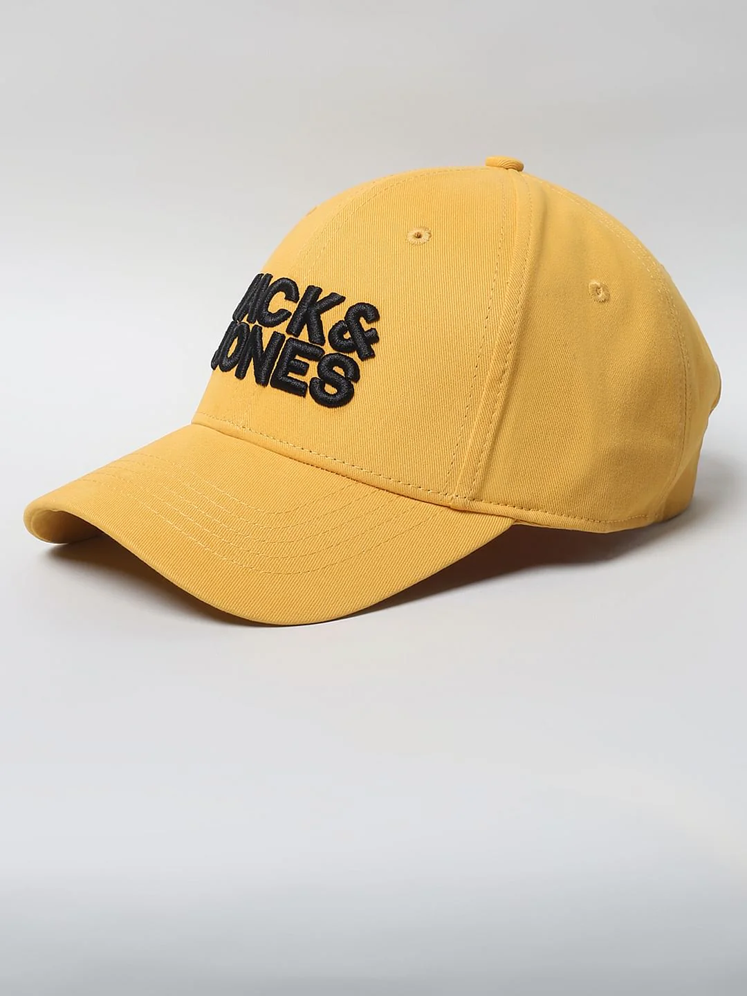 Yellow Embroidered Logo Baseball Cap - Image 5