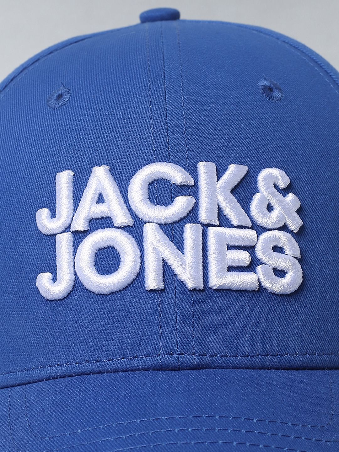 Blue Embroidered Logo Baseball Cap - Image 6