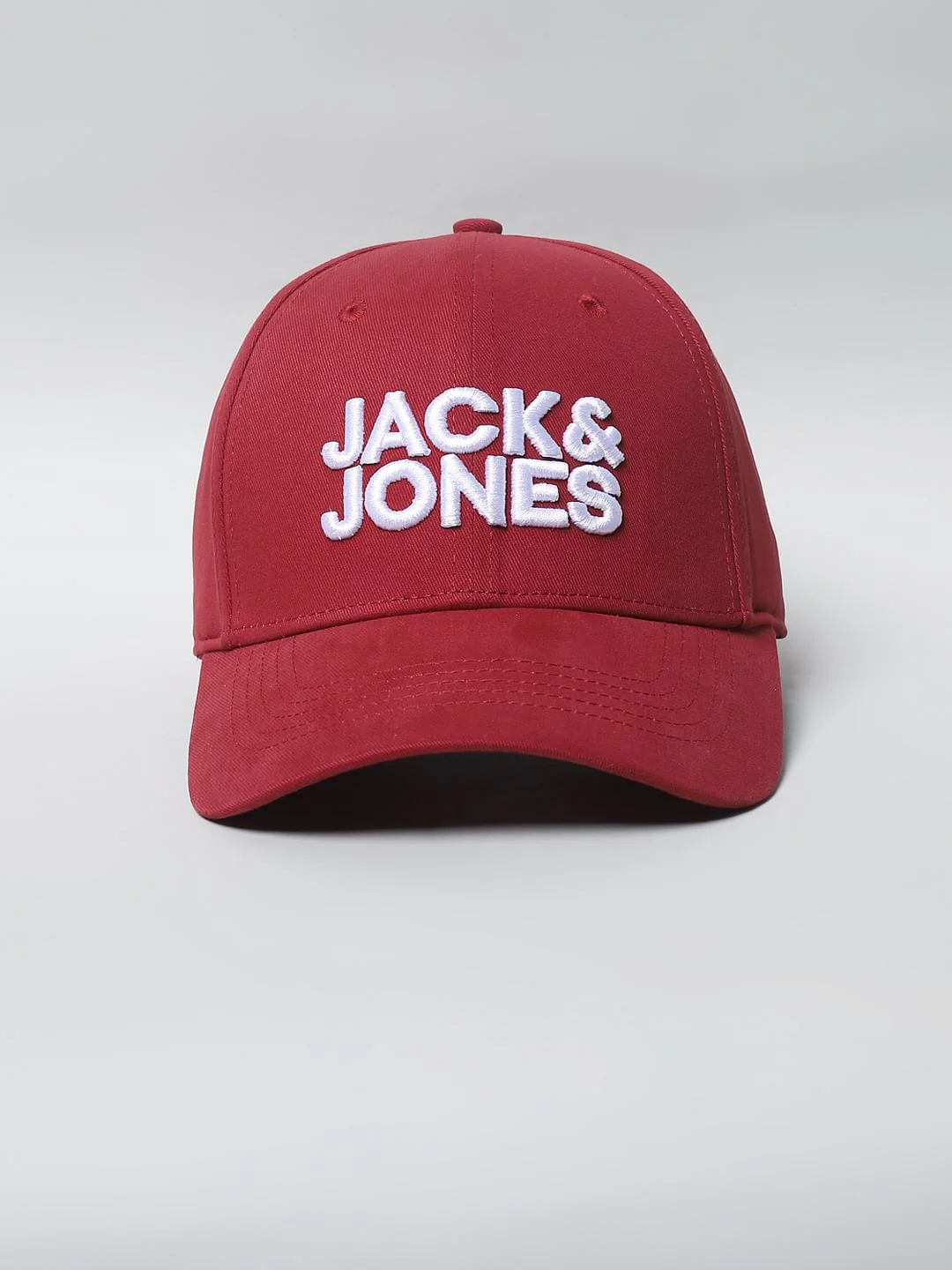 Red Embroidered Logo Baseball Cap - Image 2