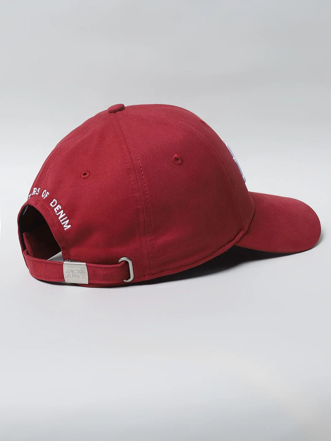 Red Embroidered Logo Baseball Cap - Image 4