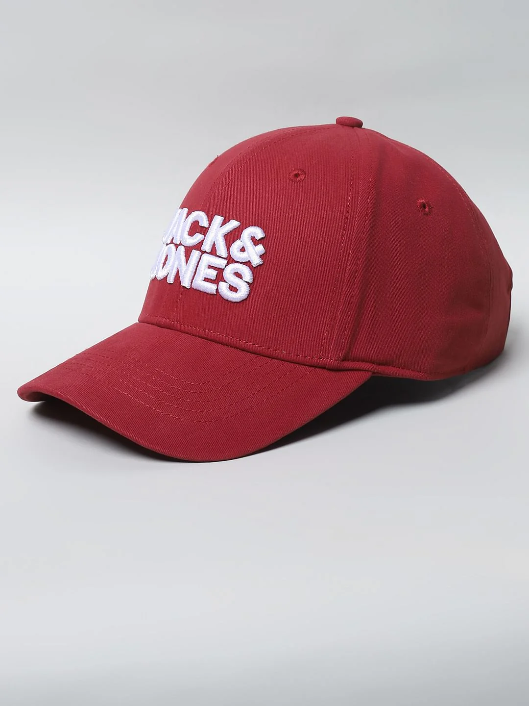 Red Embroidered Logo Baseball Cap - Image 5