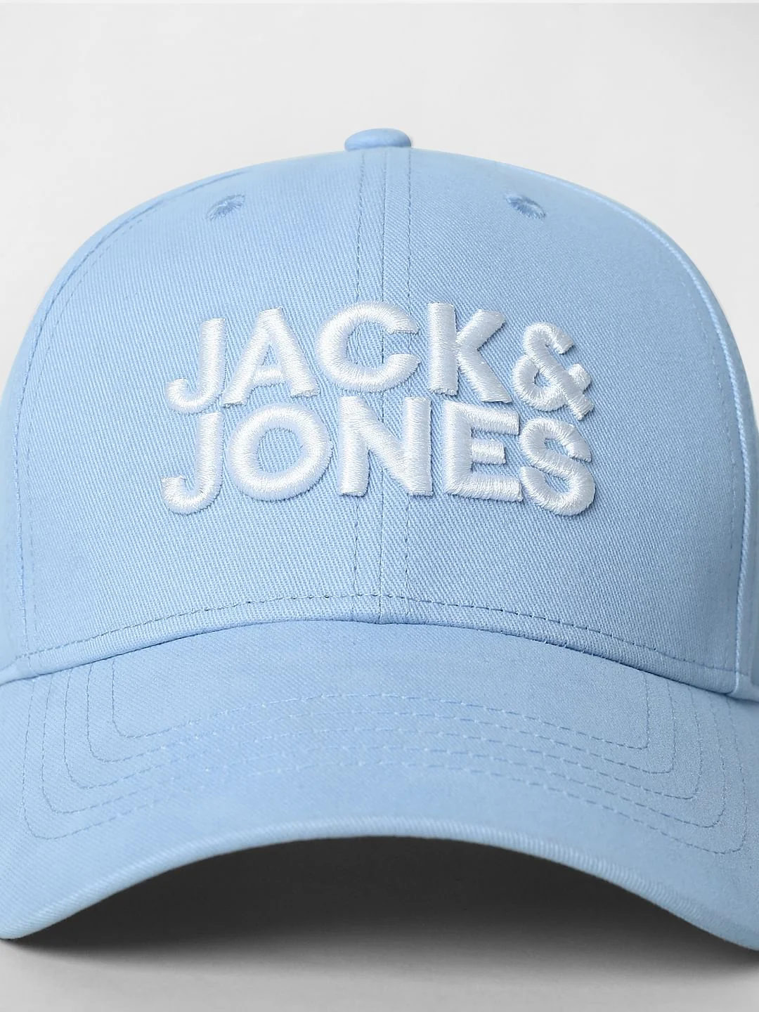 Blue Logo Print Baseball Cap - Image 6
