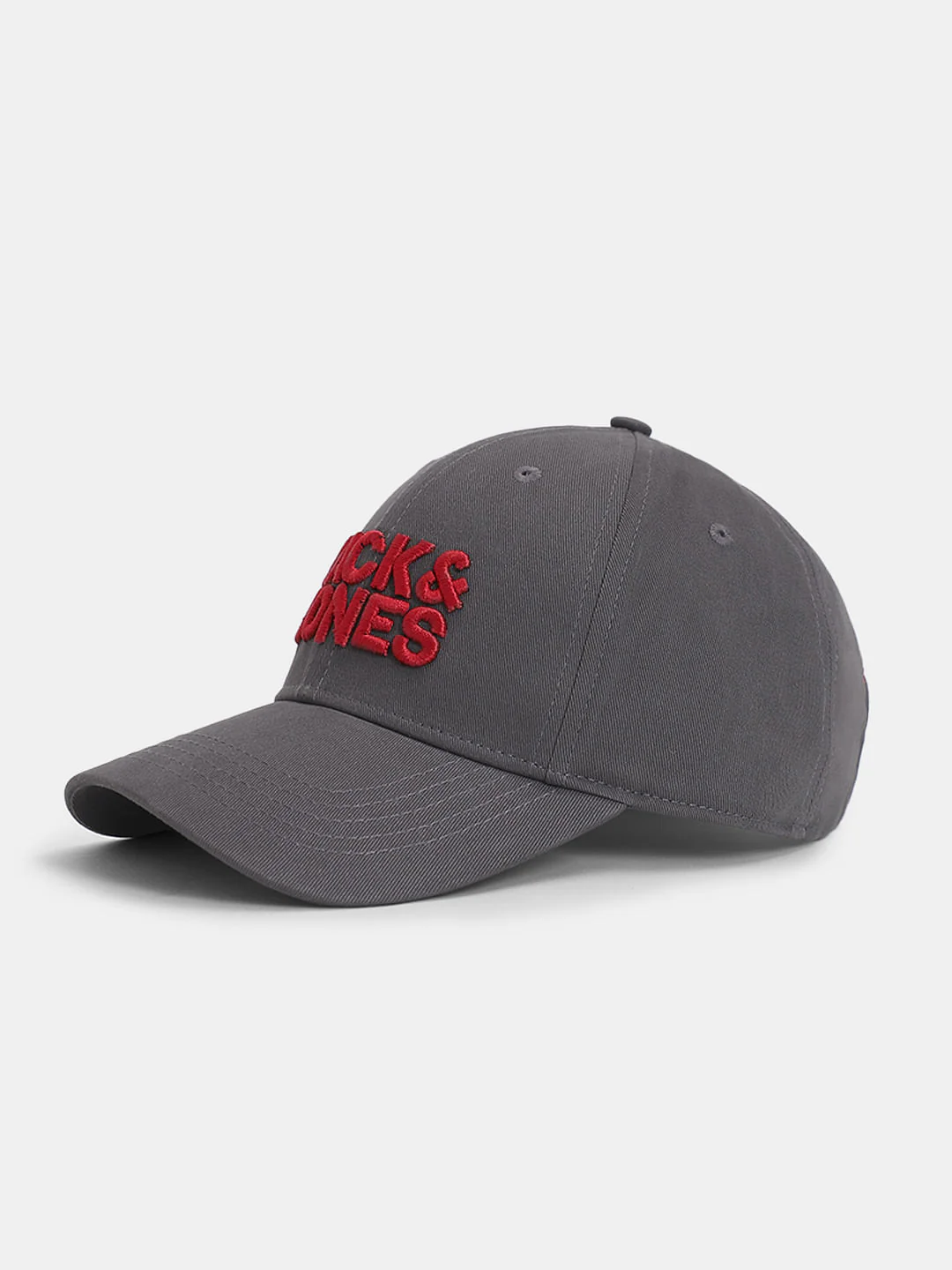 Dark Grey Embroidered Logo Baseball Cap - Image 2