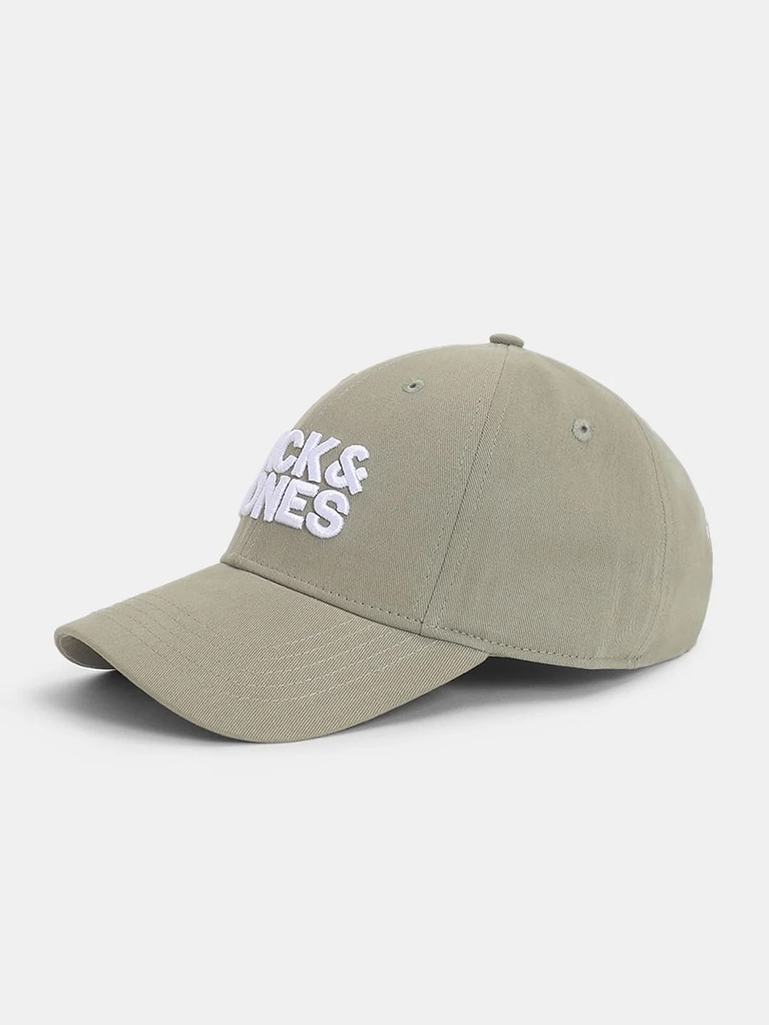 Dusty Olive Embroidered Logo Baseball Cap - Image 2
