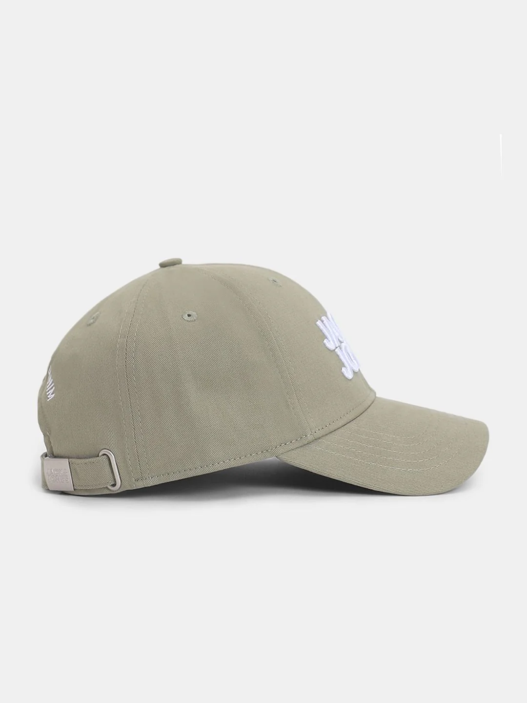 Dusty Olive Embroidered Logo Baseball Cap - Image 3