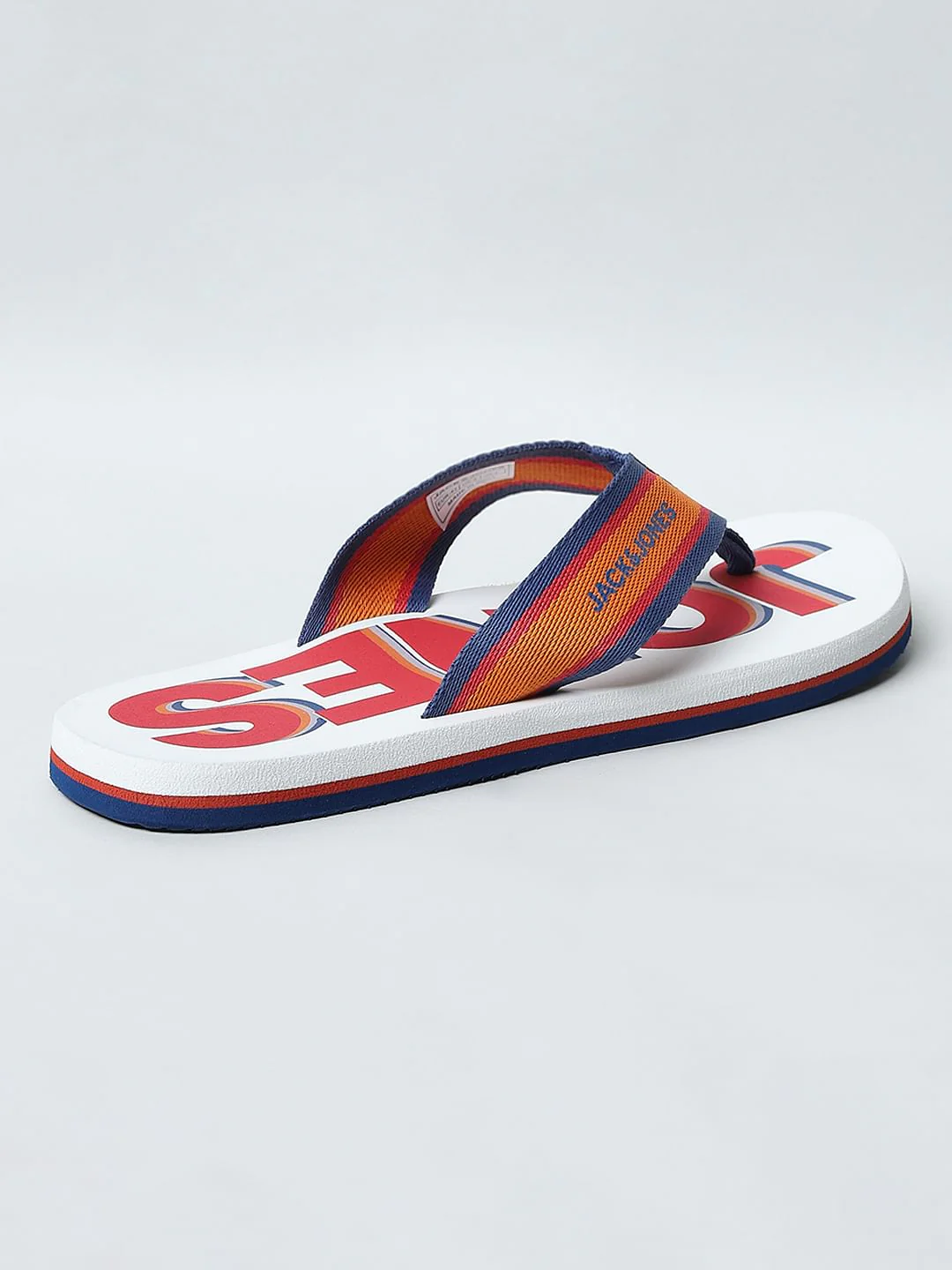 White Logo Print Flip Flops - Image 4