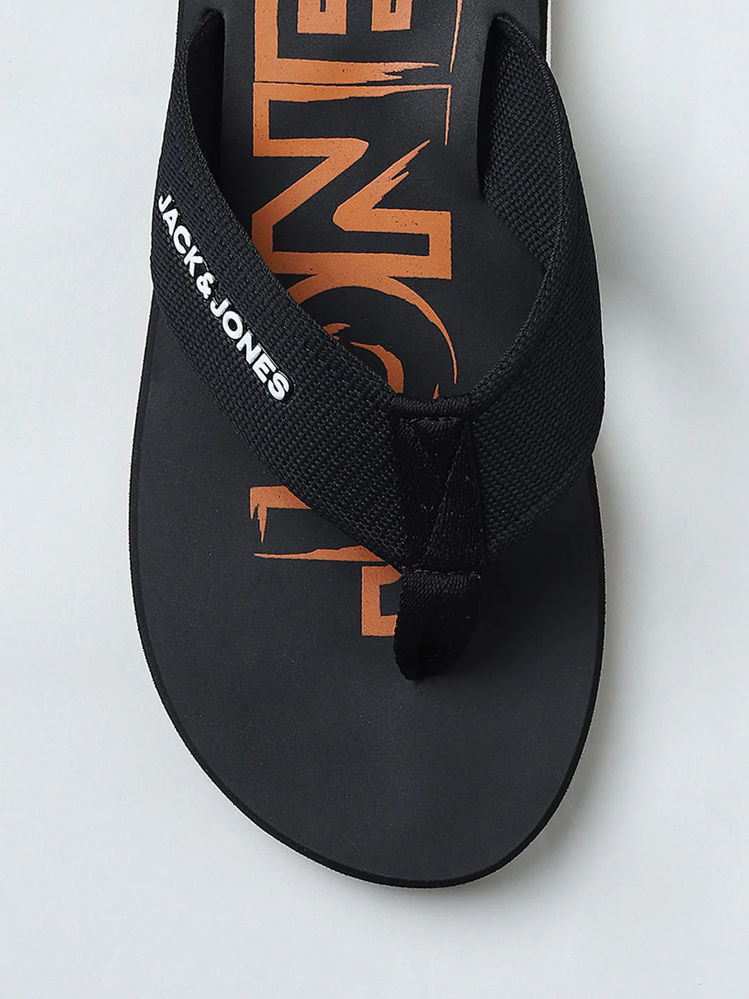 BLACK LOGO PRINT FLIP FLOPS - Image 11
