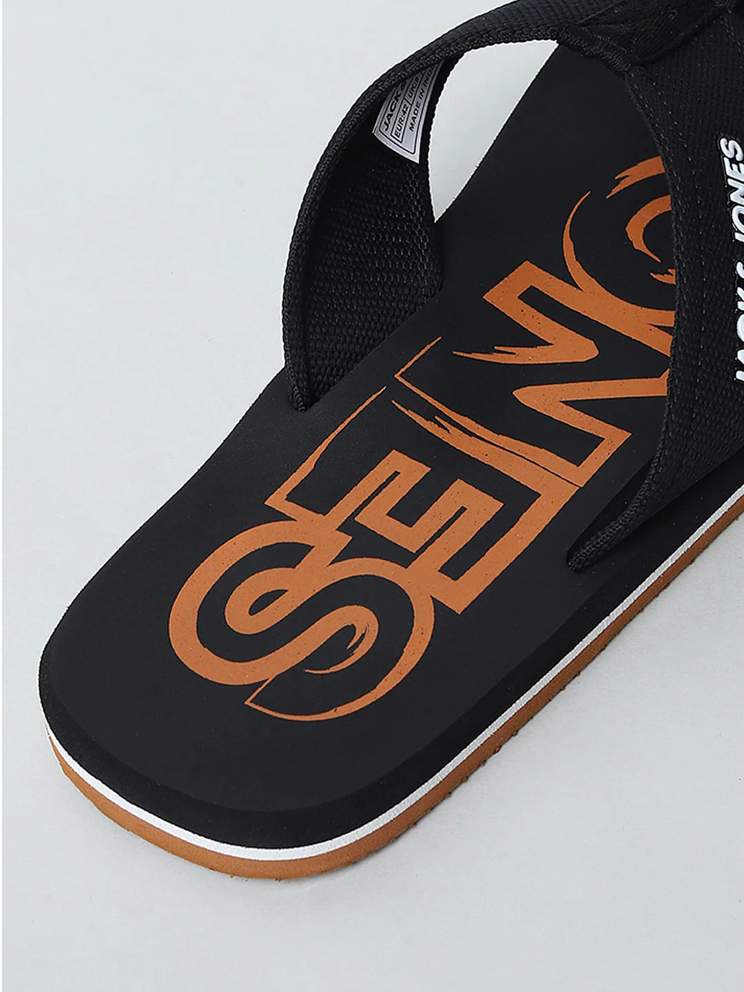 BLACK LOGO PRINT FLIP FLOPS - Image 12