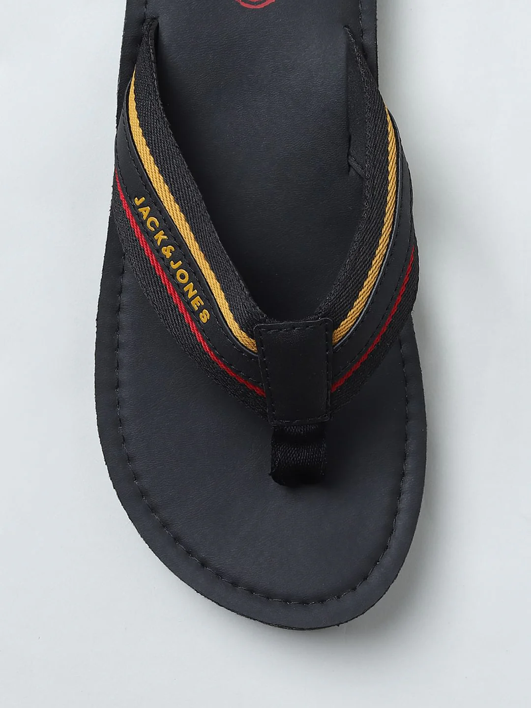 Black Logo Print Flip Flops - Image 11