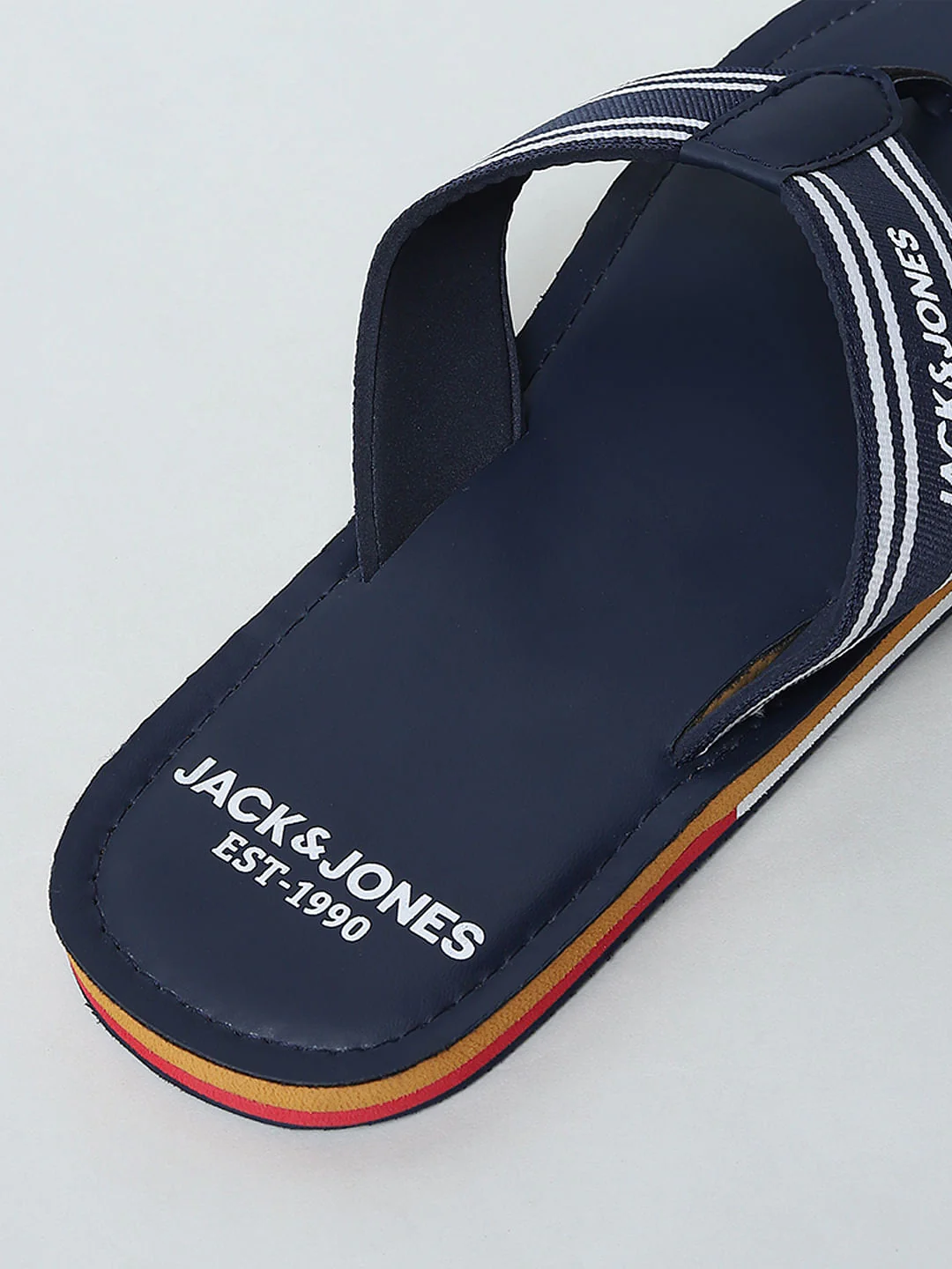 Blue Logo Print Flip Flops - Image 12