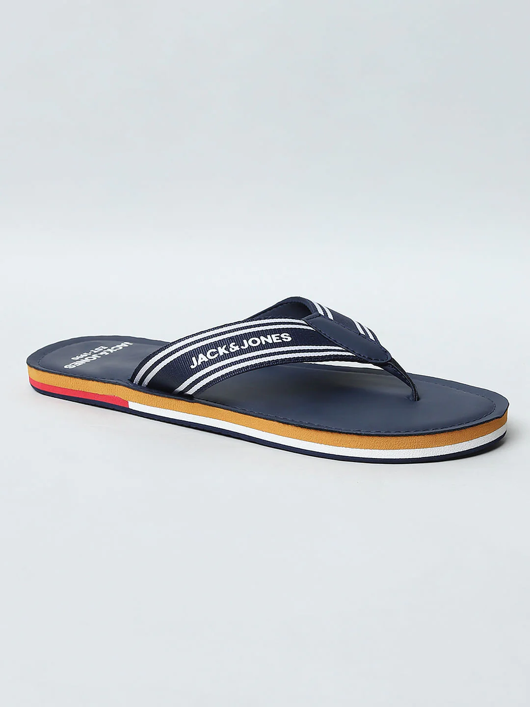 Blue Logo Print Flip Flops - Image 3