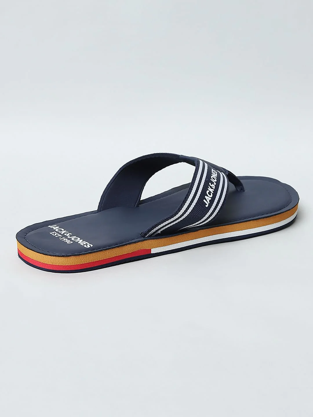 Blue Logo Print Flip Flops - Image 4