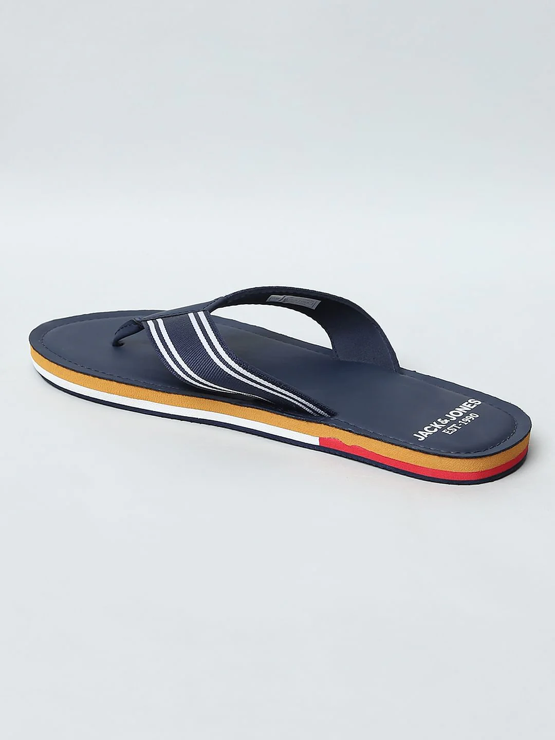 Blue Logo Print Flip Flops - Image 5