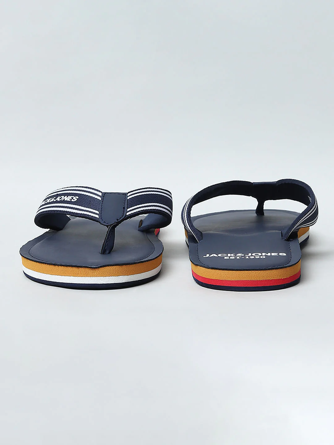 Blue Logo Print Flip Flops - Image 8