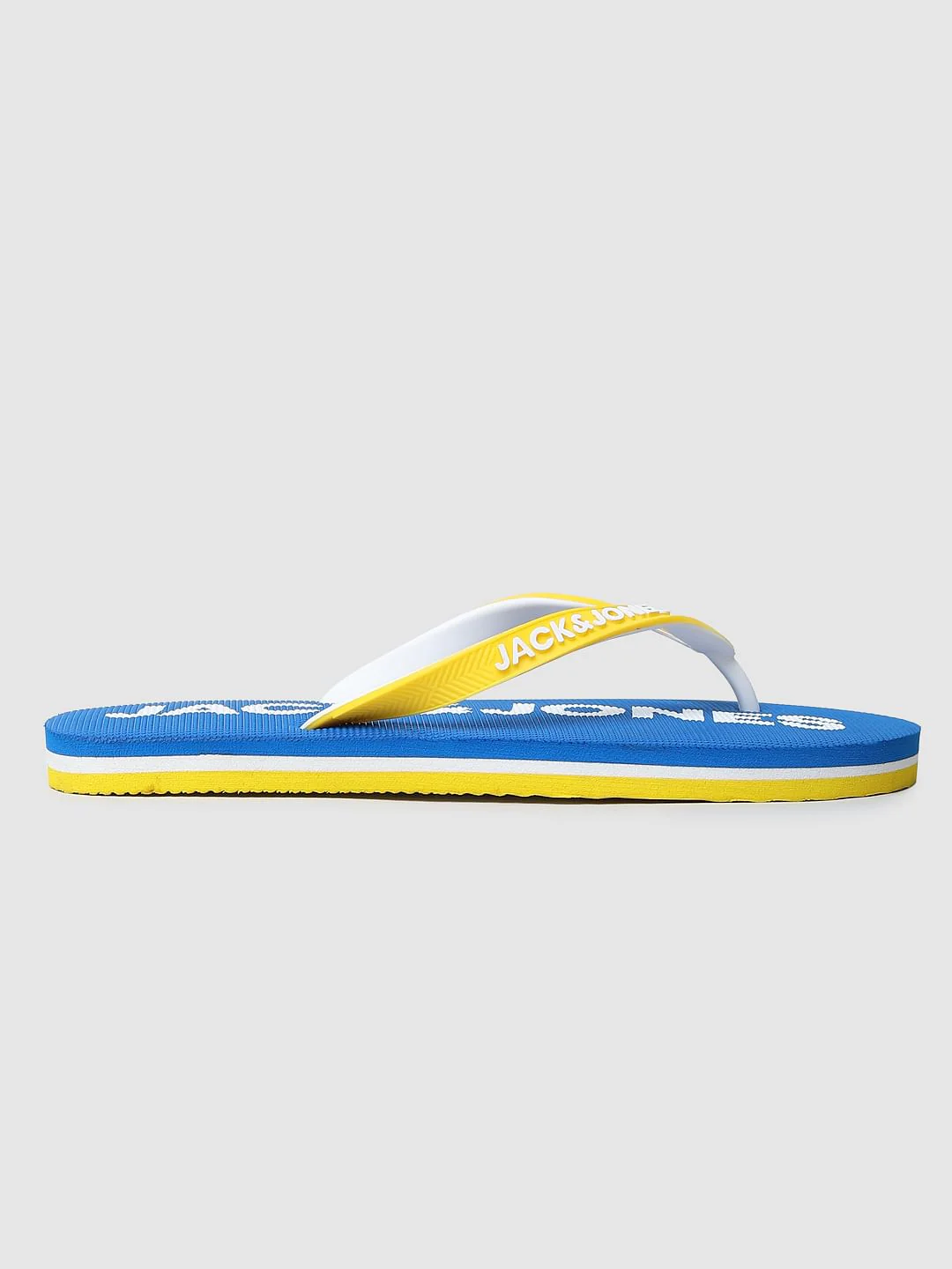 Blue Colourblocked Flip Flops - Image 2