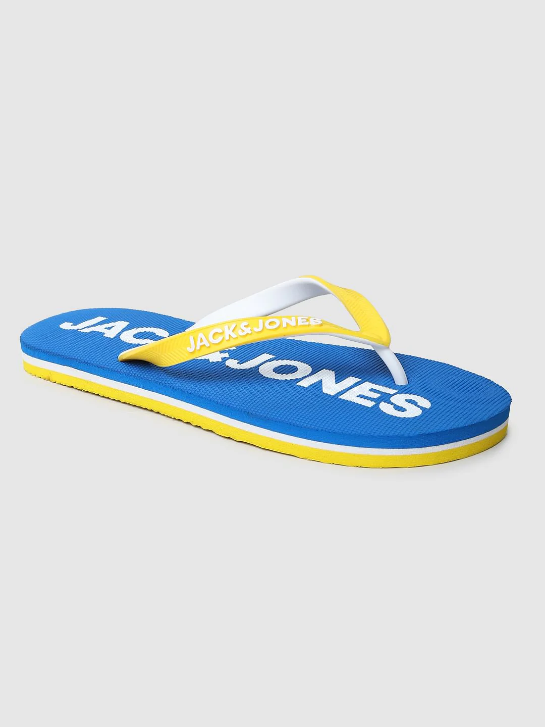 Blue Colourblocked Flip Flops - Image 3
