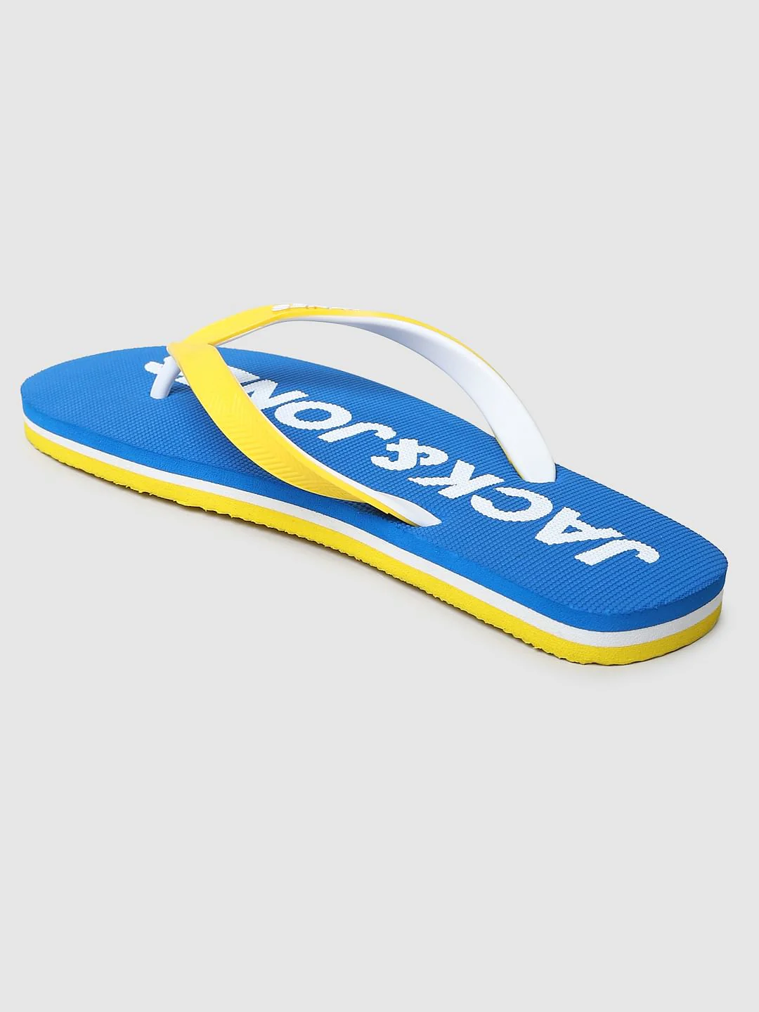 Blue Colourblocked Flip Flops - Image 4