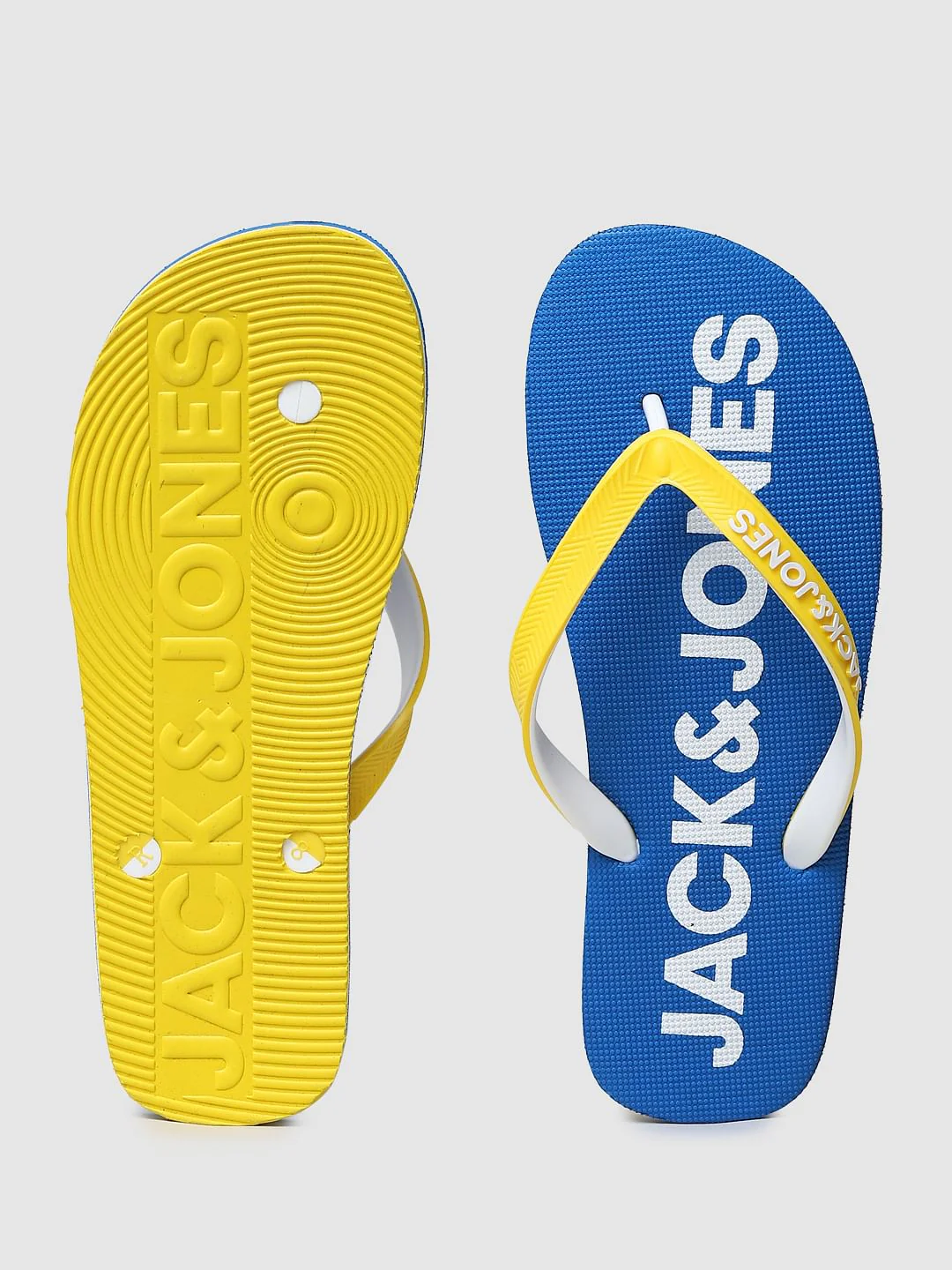 Blue Colourblocked Flip Flops - Image 5