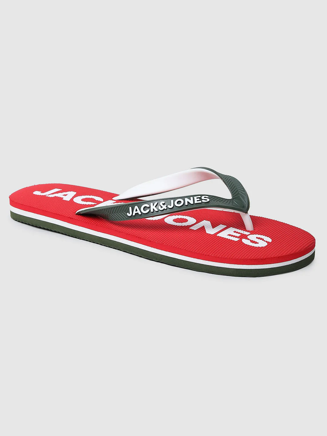 Red Colourblocked Flip Flops - Image 3