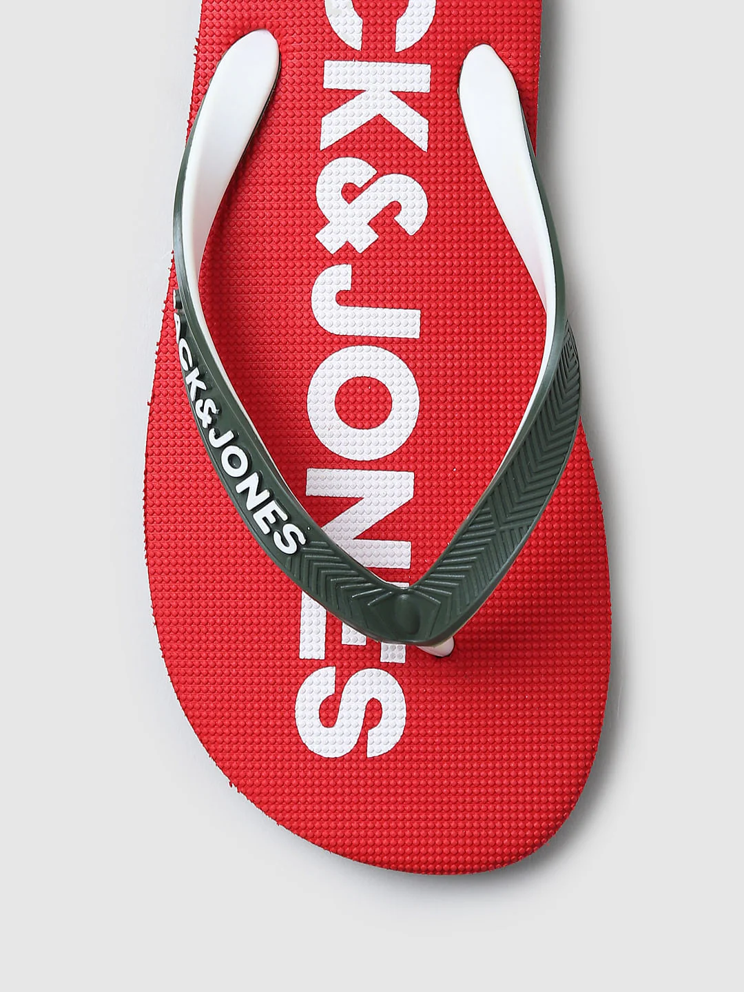 Red Colourblocked Flip Flops - Image 9