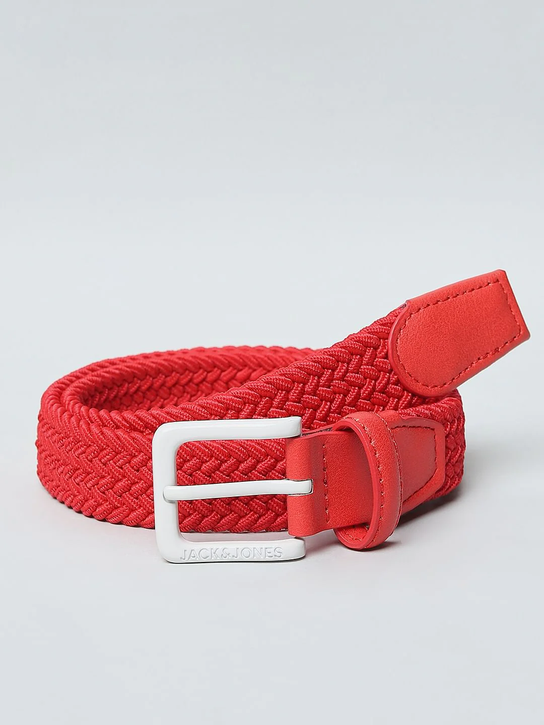 Boys Red Braided Belt - Image 2