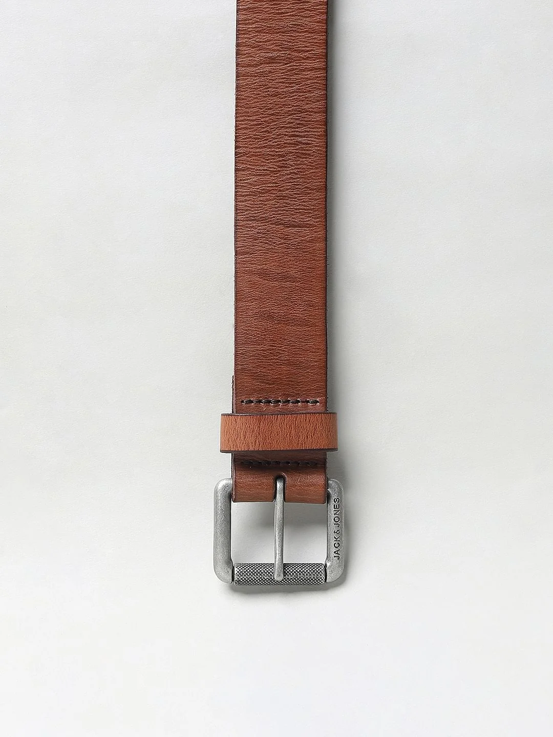 Brown Studded Leather Belt - Image 4