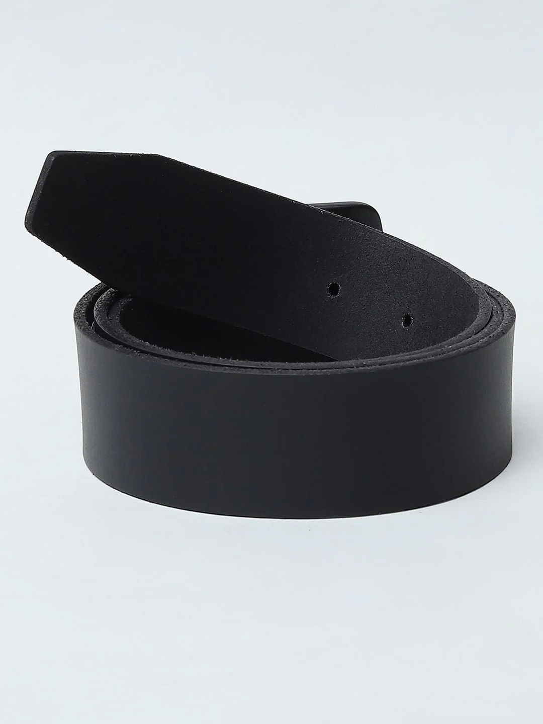 Black Leather Belt - Image 3