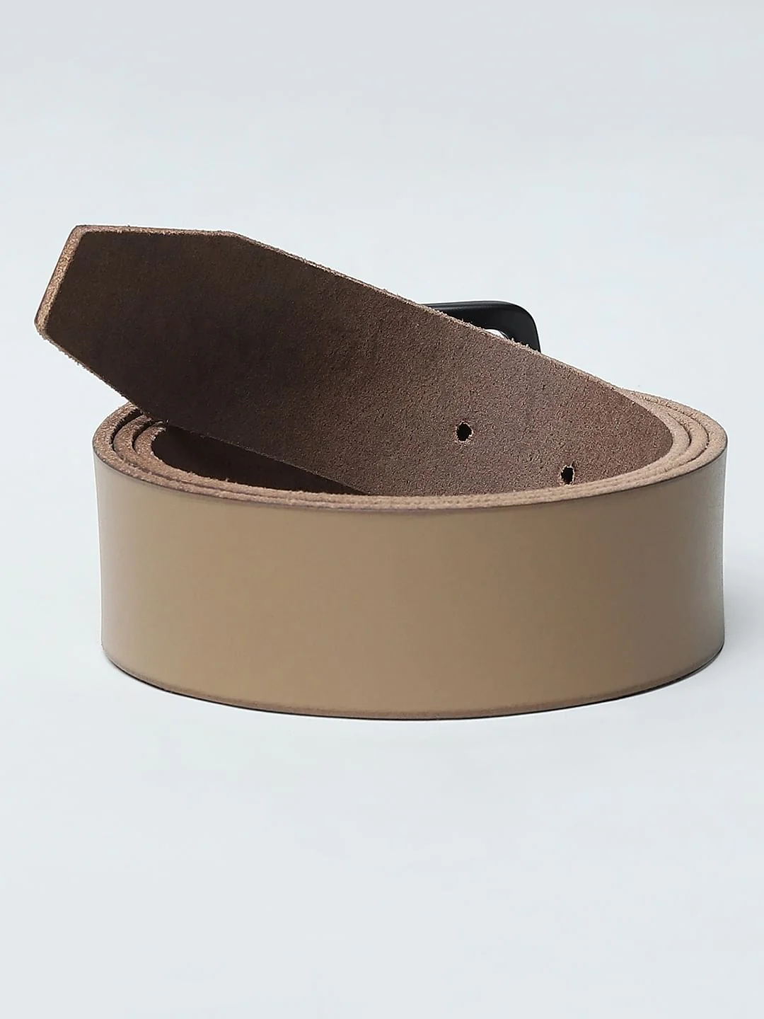 Beige Leather Belt - Image 3