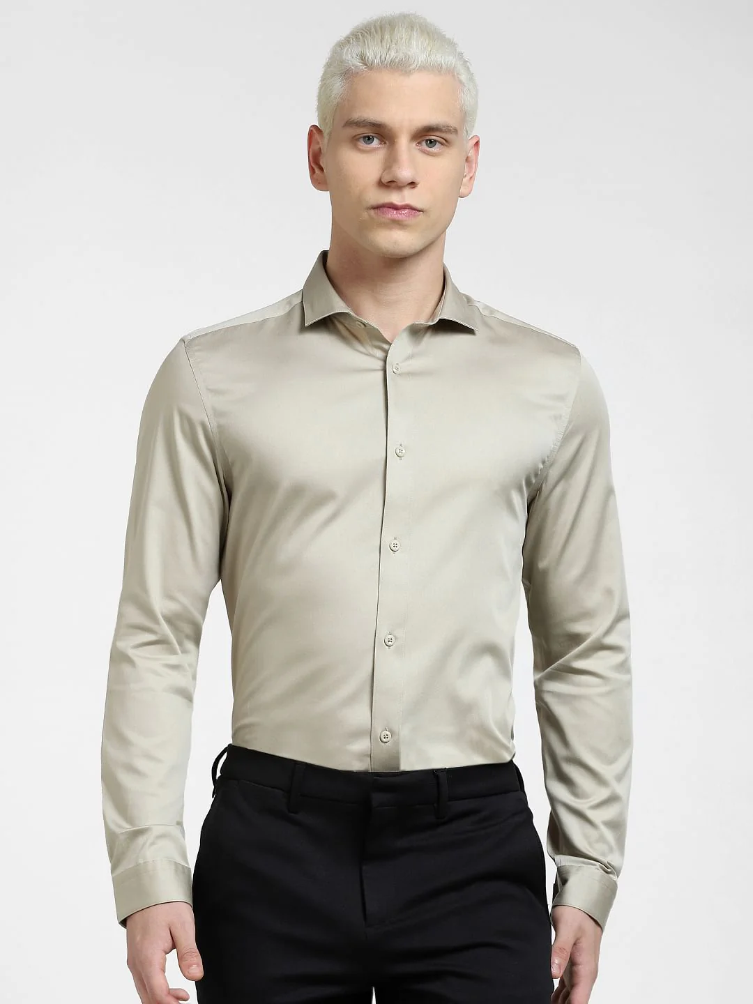 Light Brown Full Sleeves Shirt - Image 2