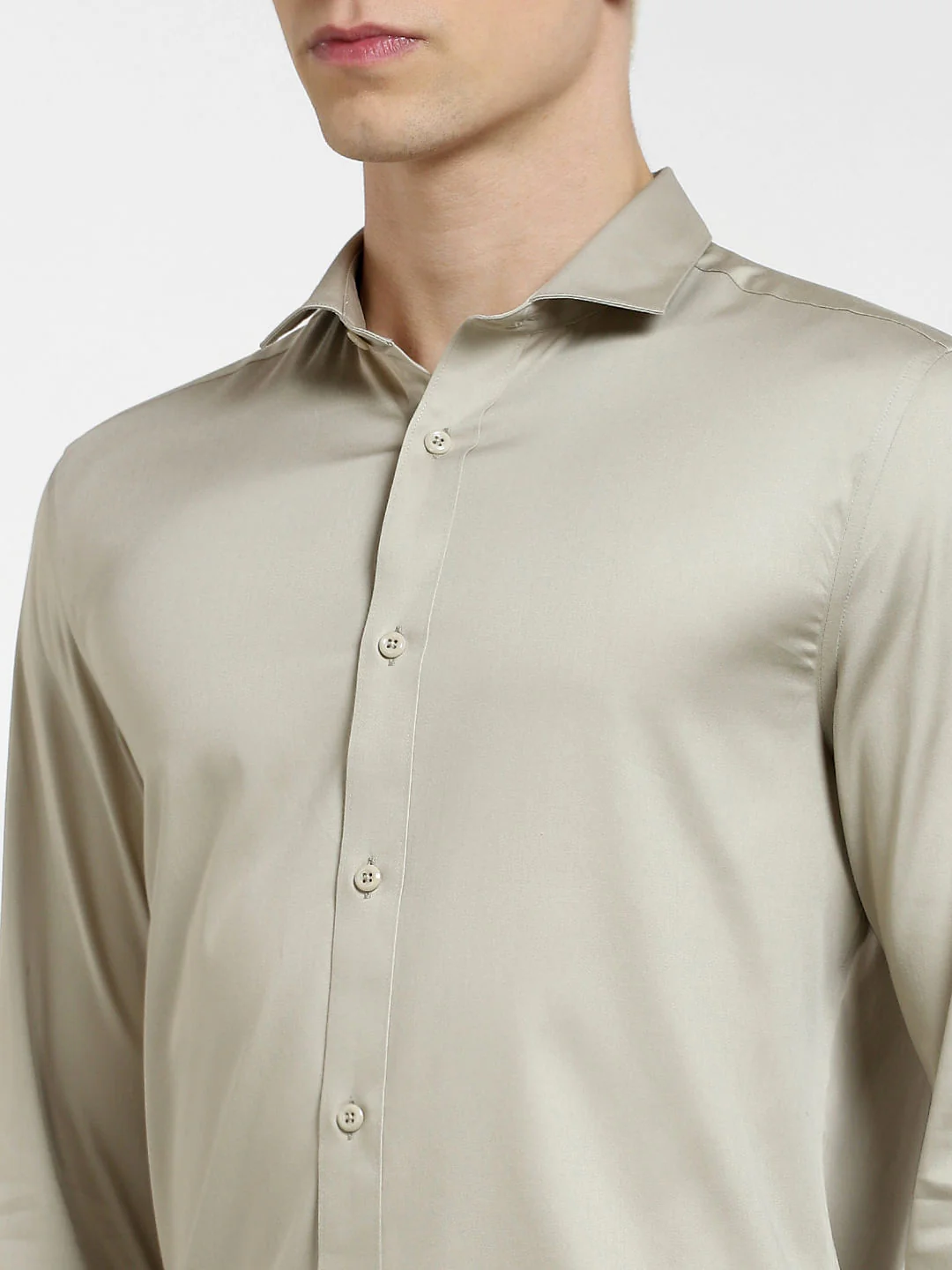 Light Brown Full Sleeves Shirt - Image 5