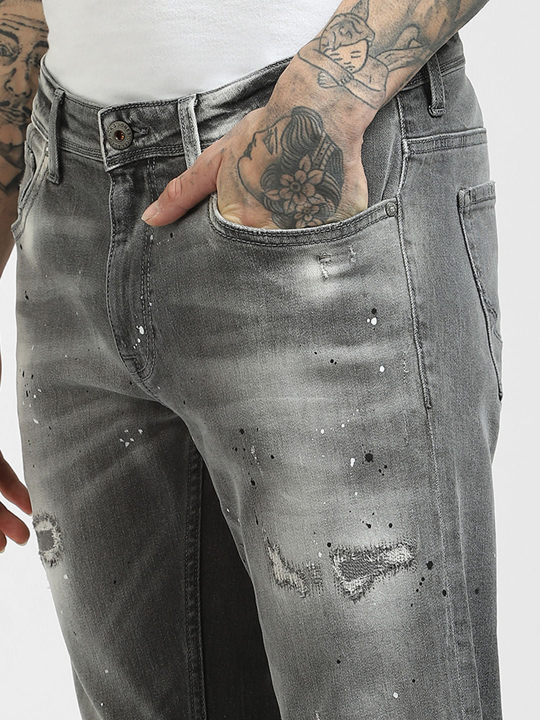 Blue Low Rise Ben Skinny Jeans - Image 5