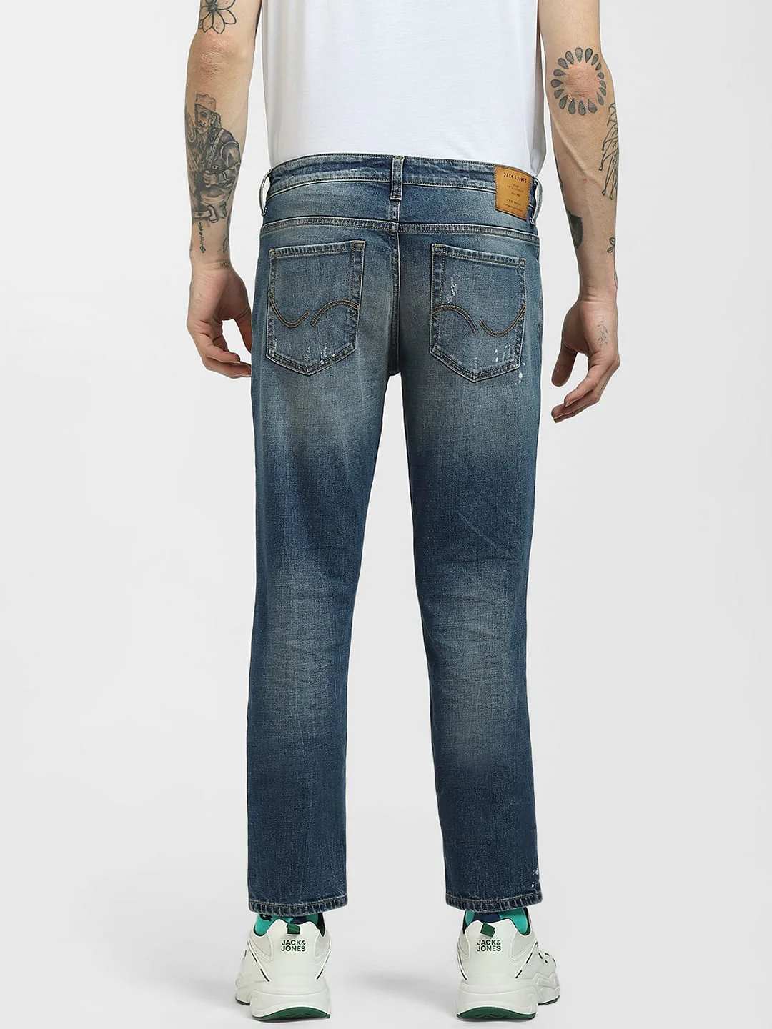 Blue Low Rise Glenn Slim Jeans - Image 4