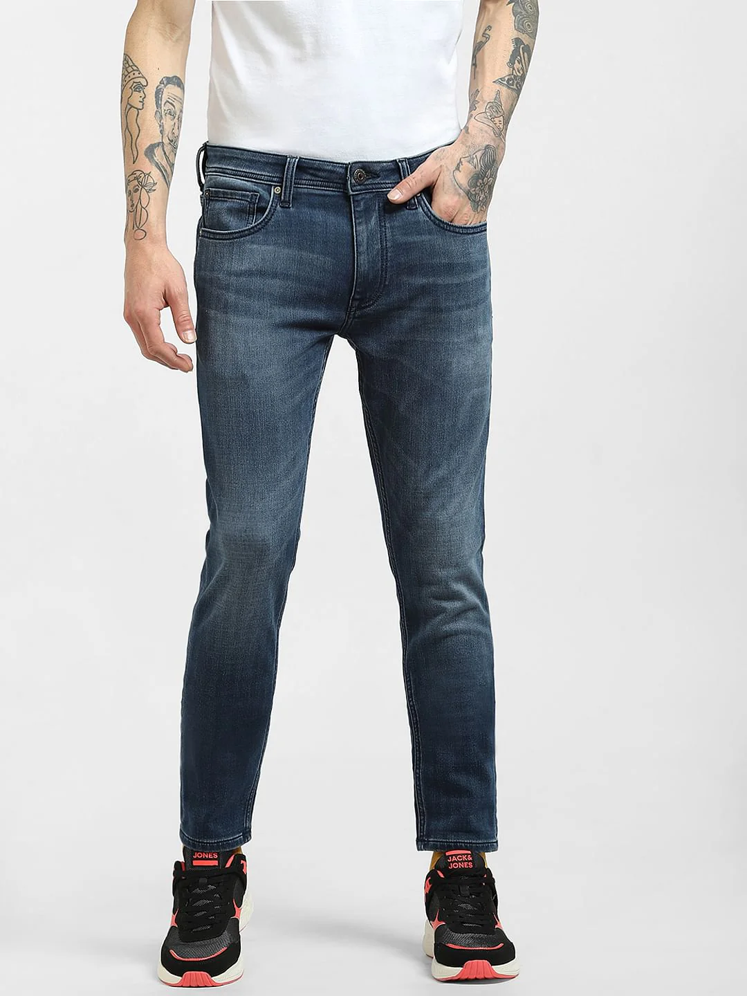 Blue Low Rise Liam Skinny Jeans - Image 2