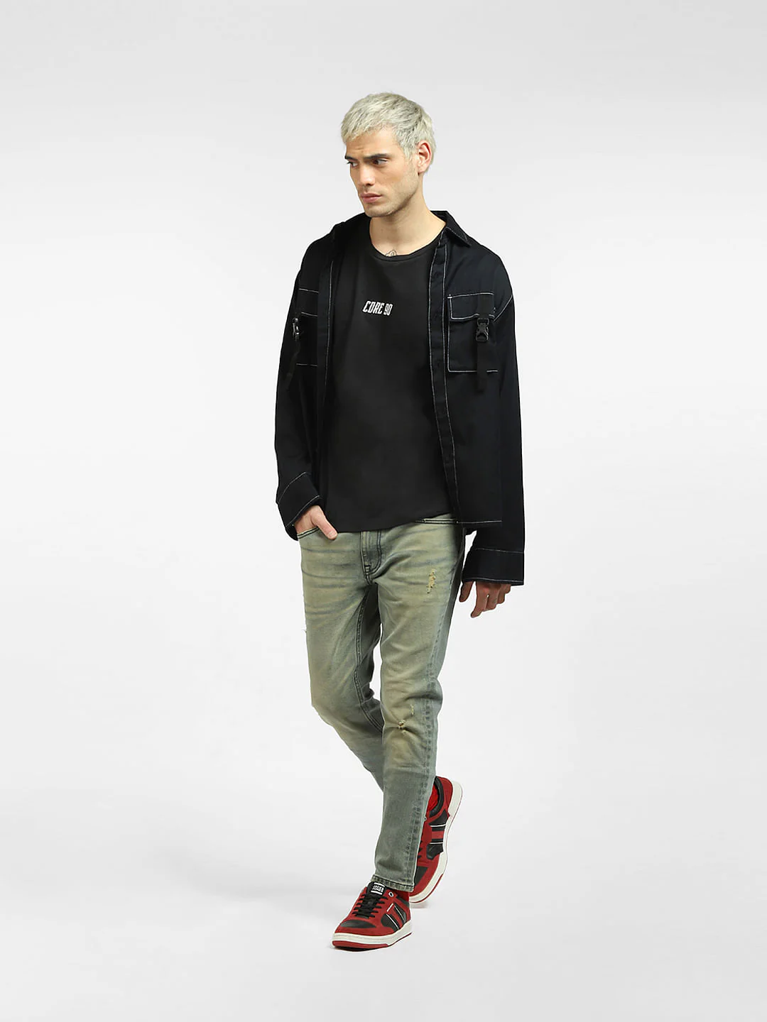 Blue Low Rise Liam Skinny Jeans
