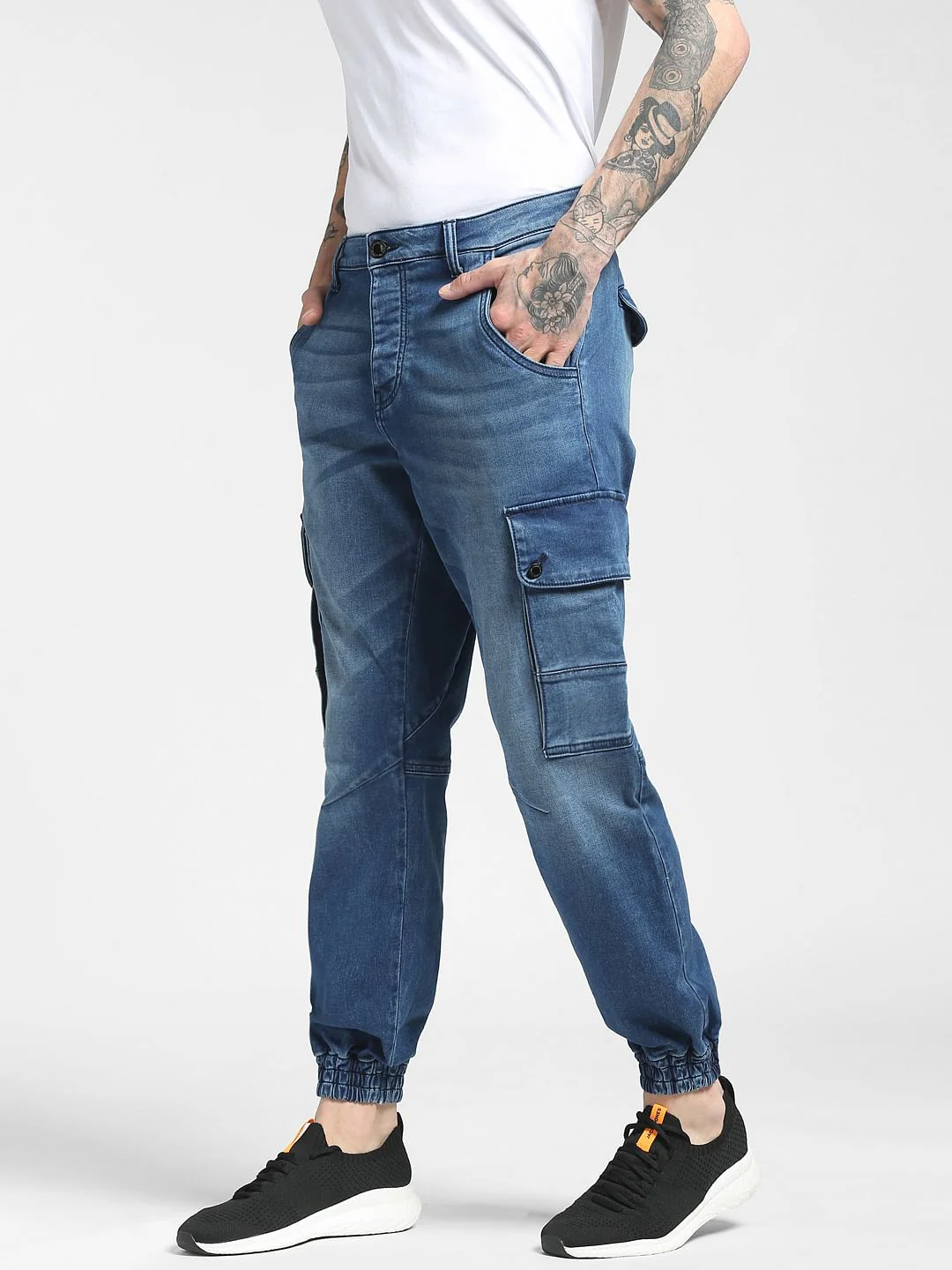 Blue Low Rise Paul Anti Fit Jeans - Image 3
