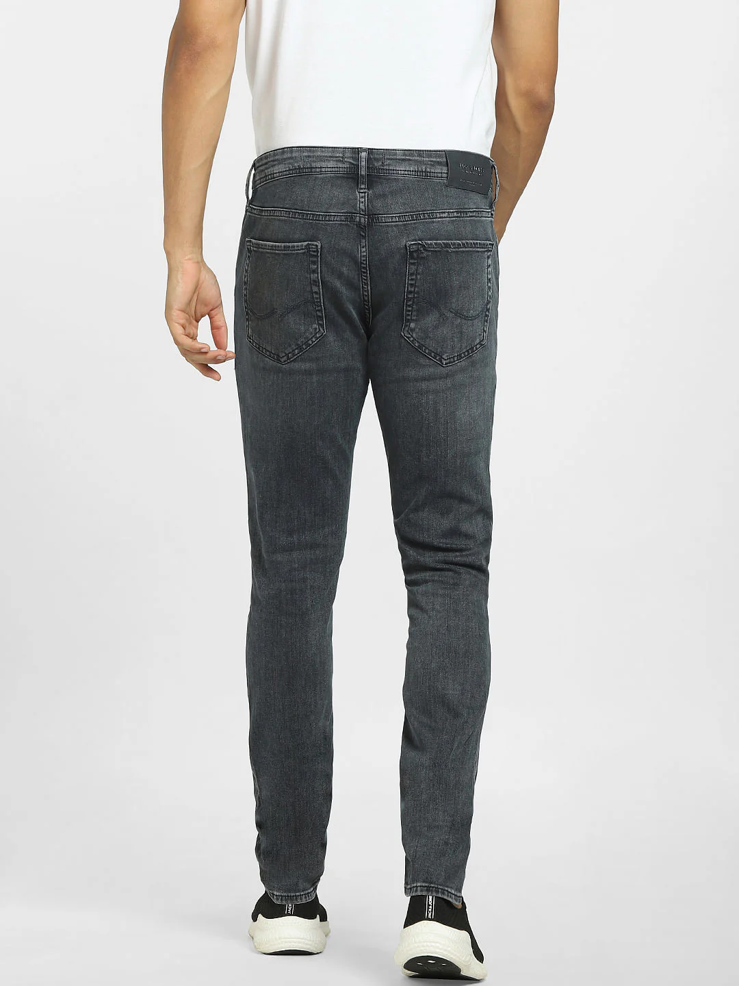 Dark Grey Low Rise Liam Skinny Jeans - Image 4