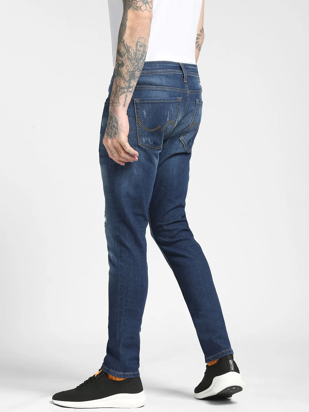 Blue Low Rise Liam Skinny Jeans - Image 4